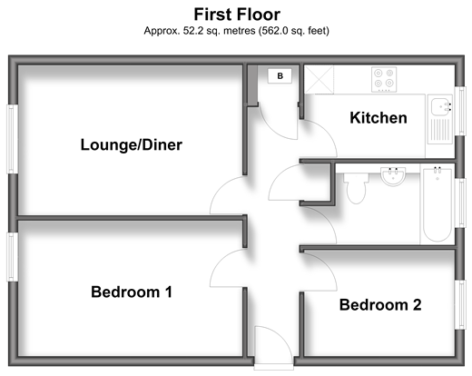 Hillside Close, Banstead floorplan