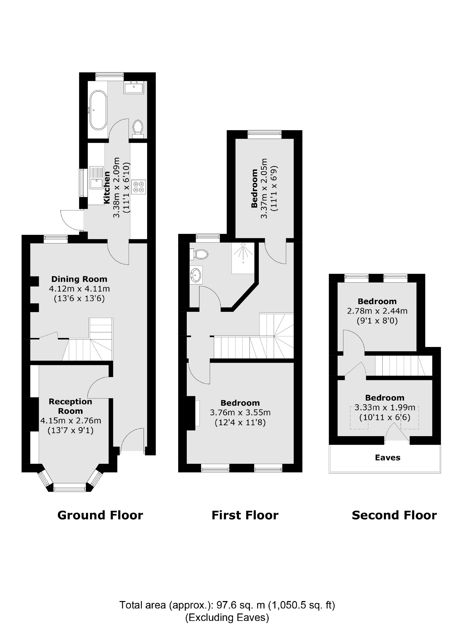 33, Green Lane, London floorplan