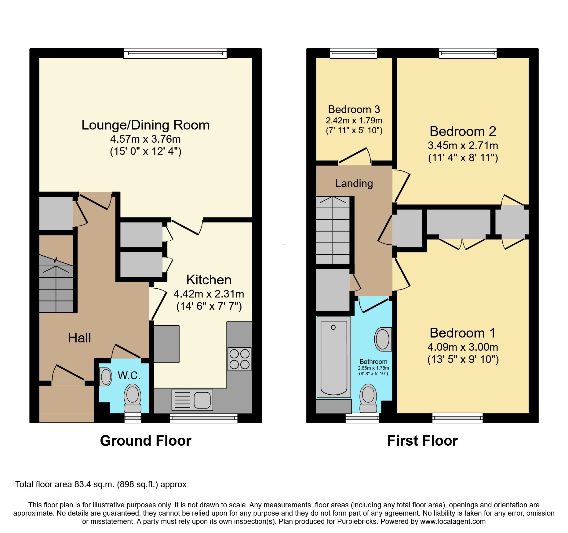 22, Eastbourne Road, London floorplan