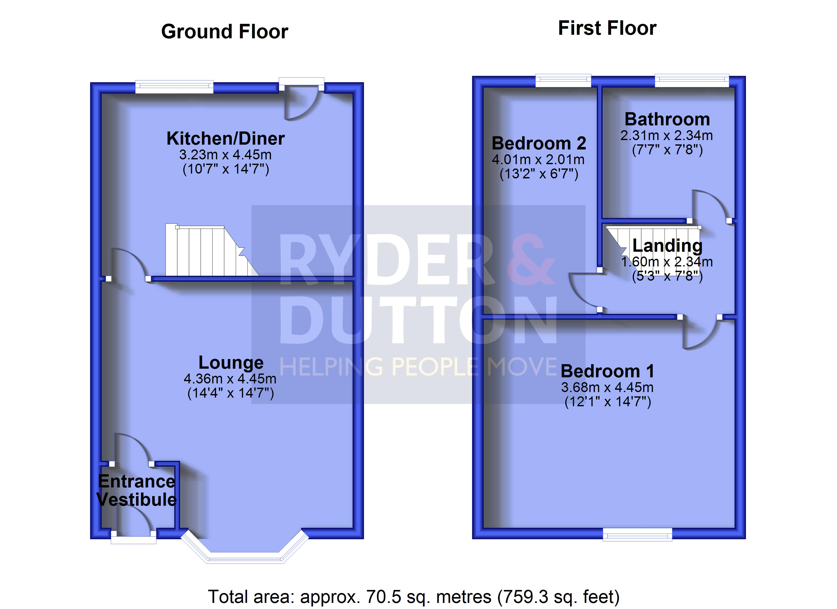 75, Agincourt Street, Greater Manchester floorplan