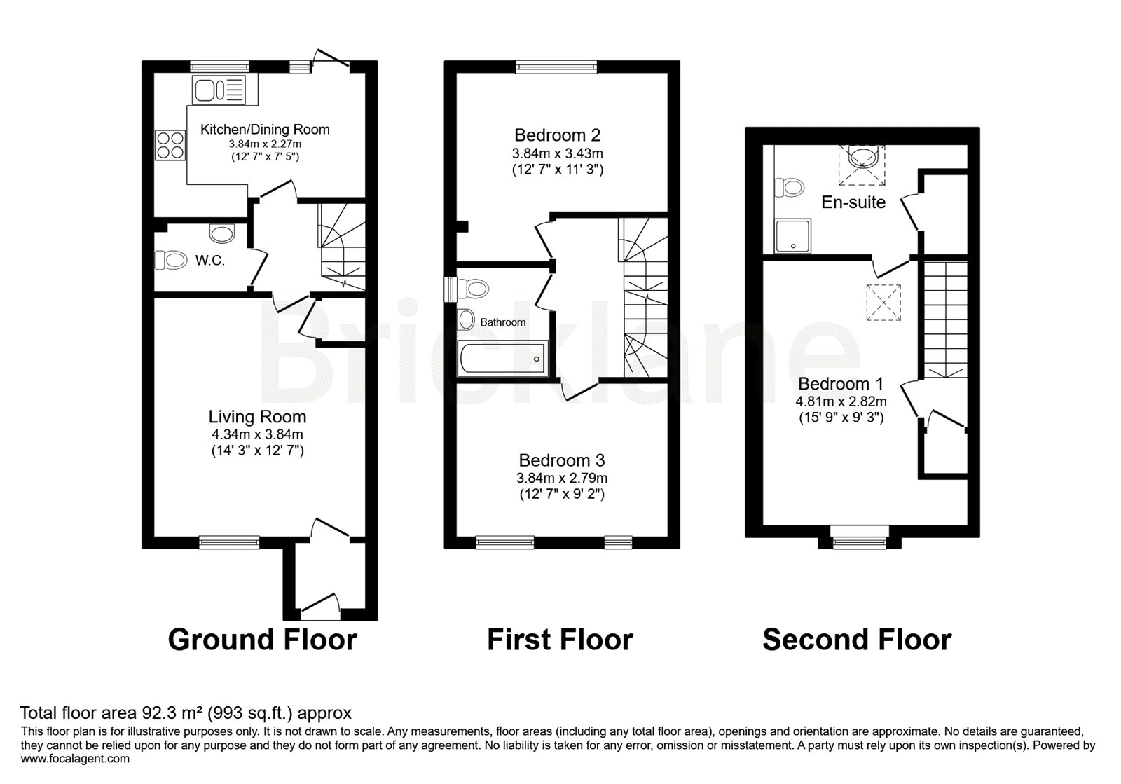 1, Bull Close, Bishops Stortford, floorplan