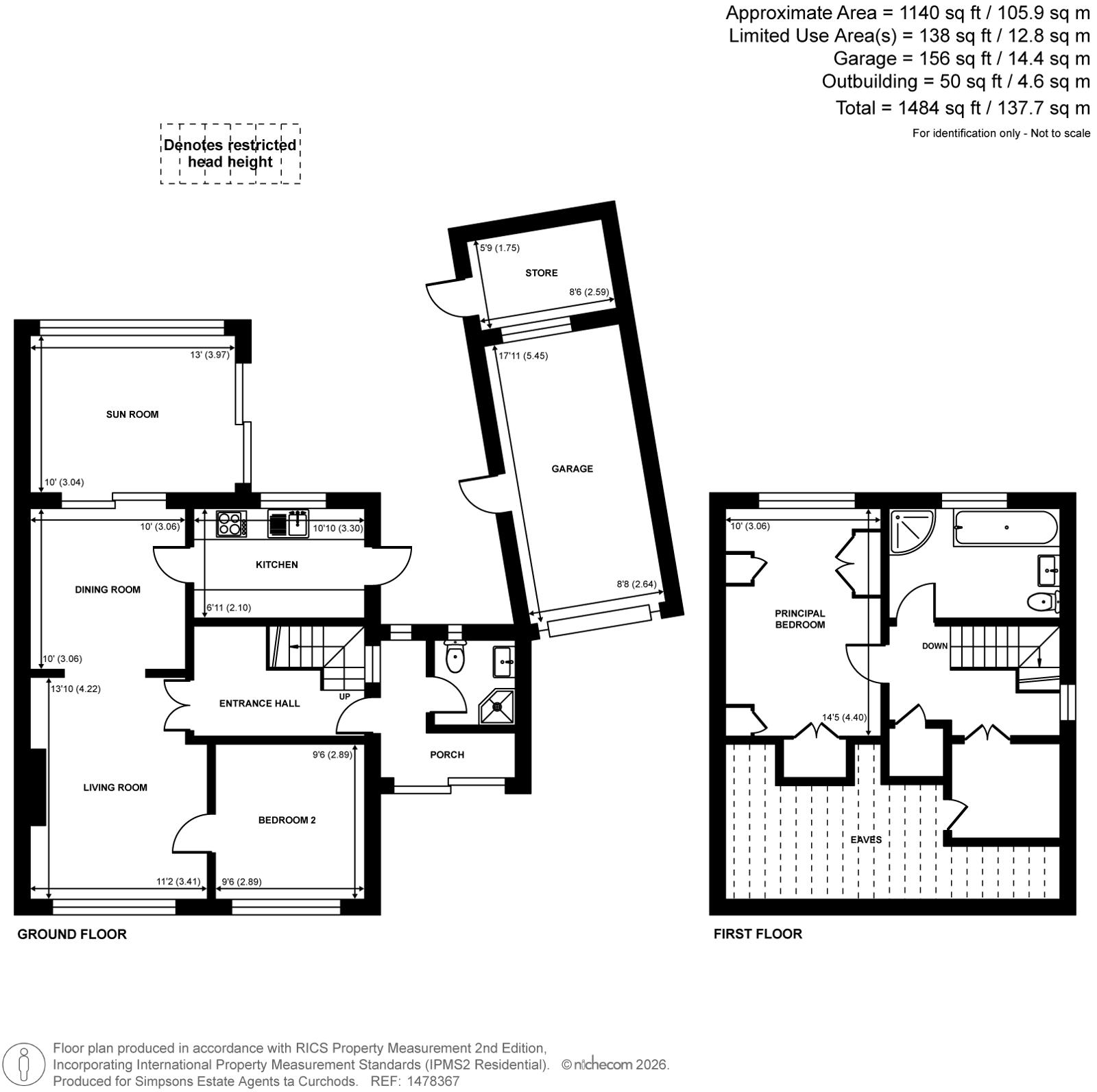 36, Knightsbridge Crescent, Staines-Upon-Thames floorplan