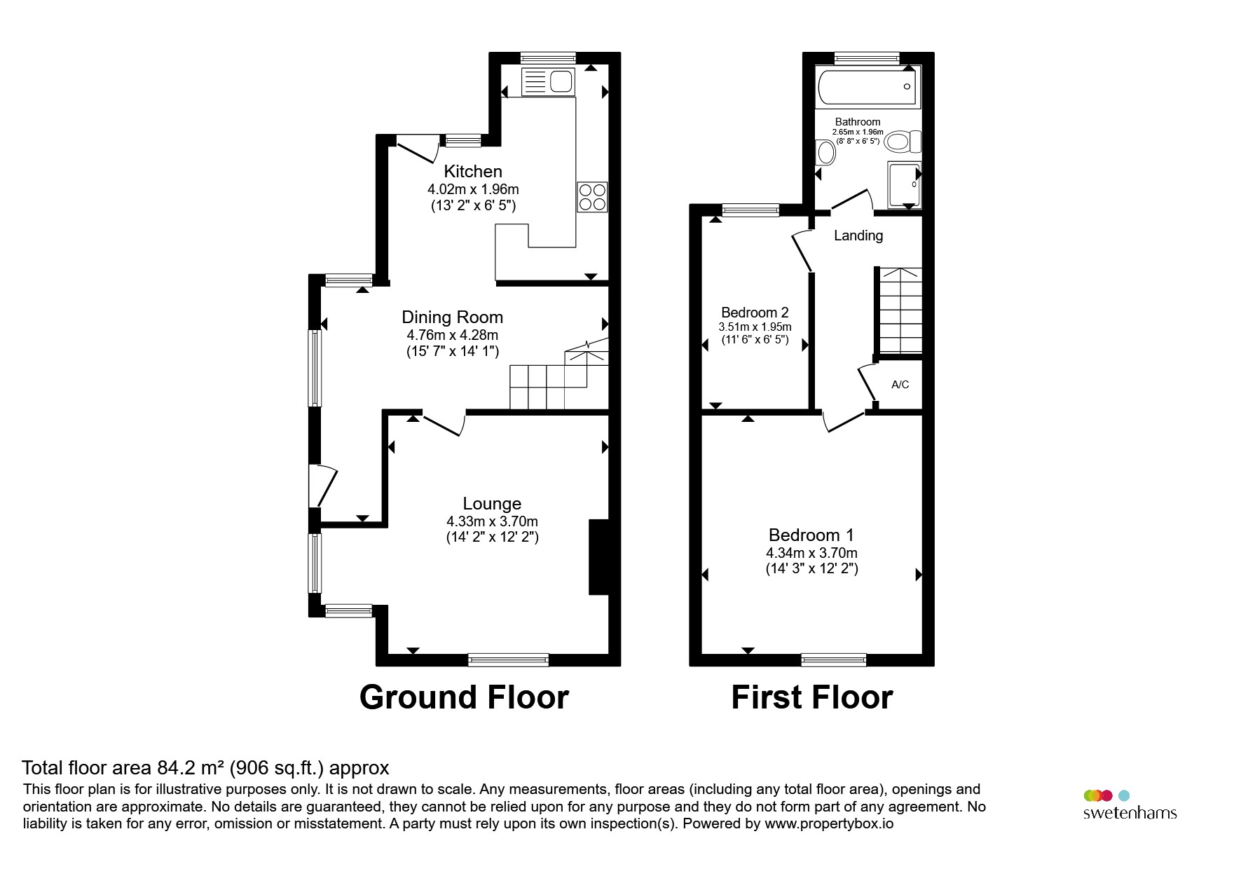 24, Oakwood Lane, Northwich floorplan