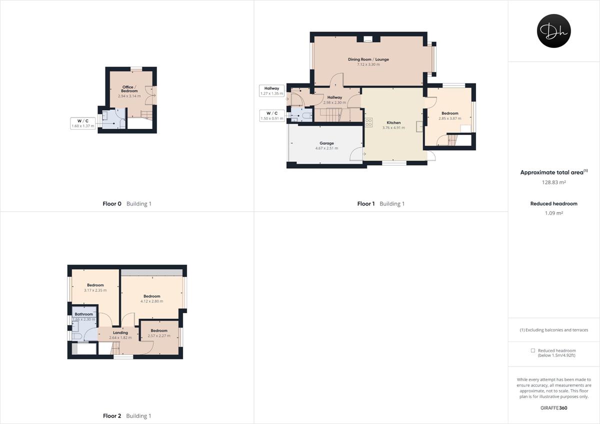 Frobisher Green, Chelston, Torquay TQ2, 4 bedroom semidetached house