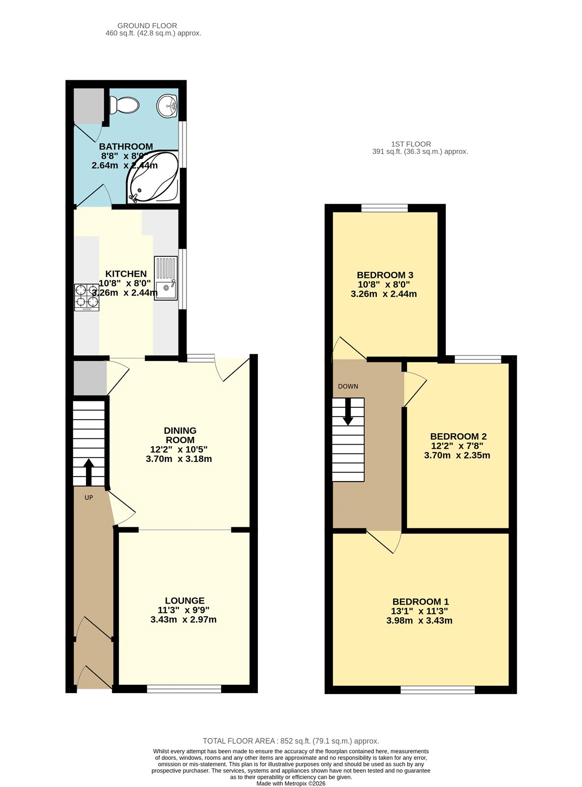 47, Manchester Street, North East Lincs floorplan