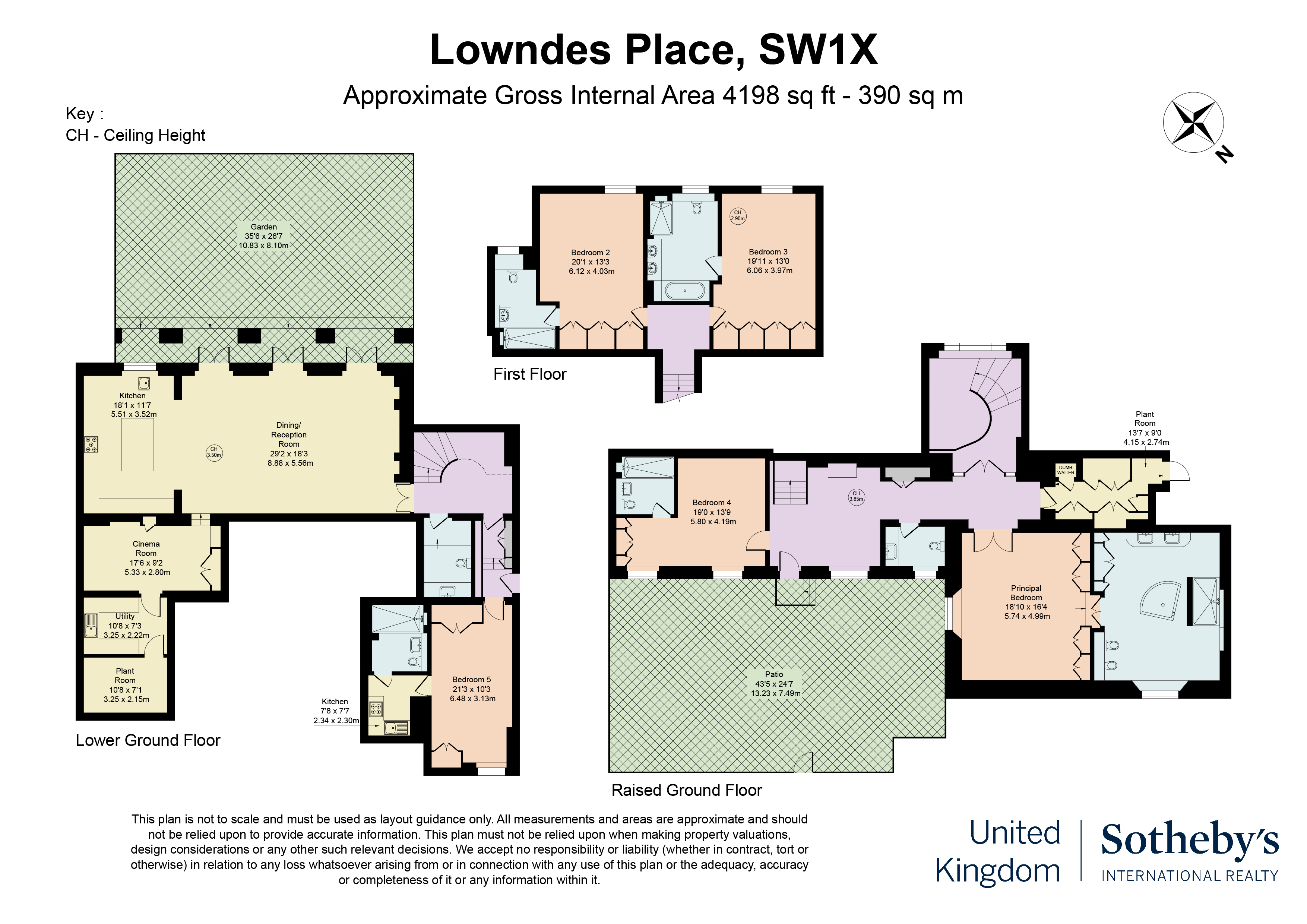 2, 2 Lowndes Place, London floorplan