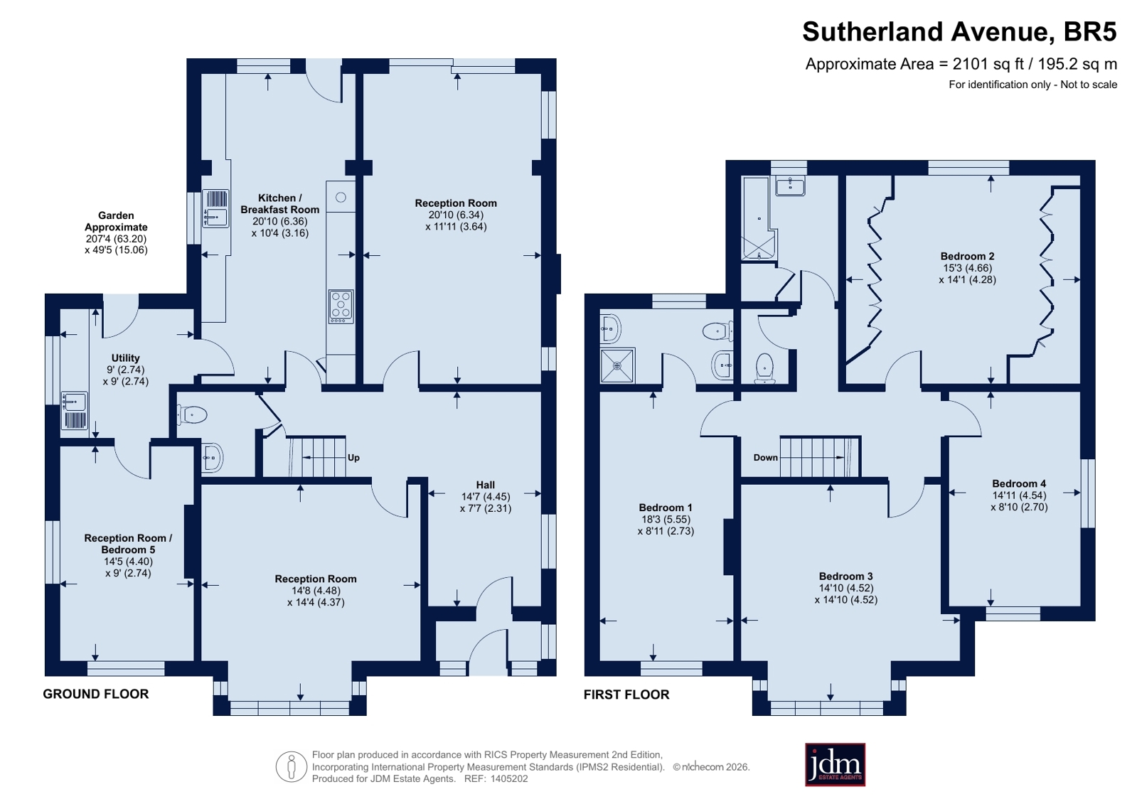 22, Sutherland Avenue, Orpington floorplan