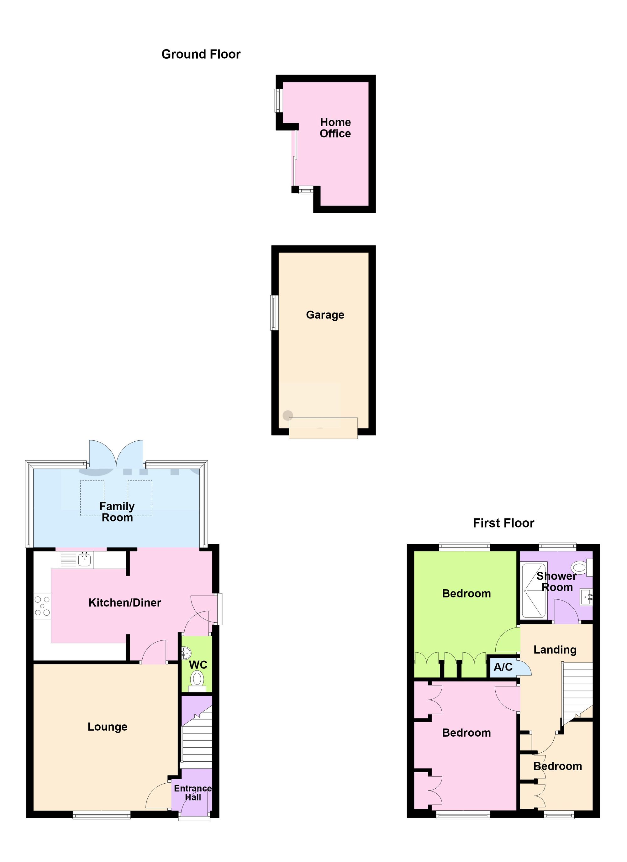 7 Kendal Place, Coalville floorplan