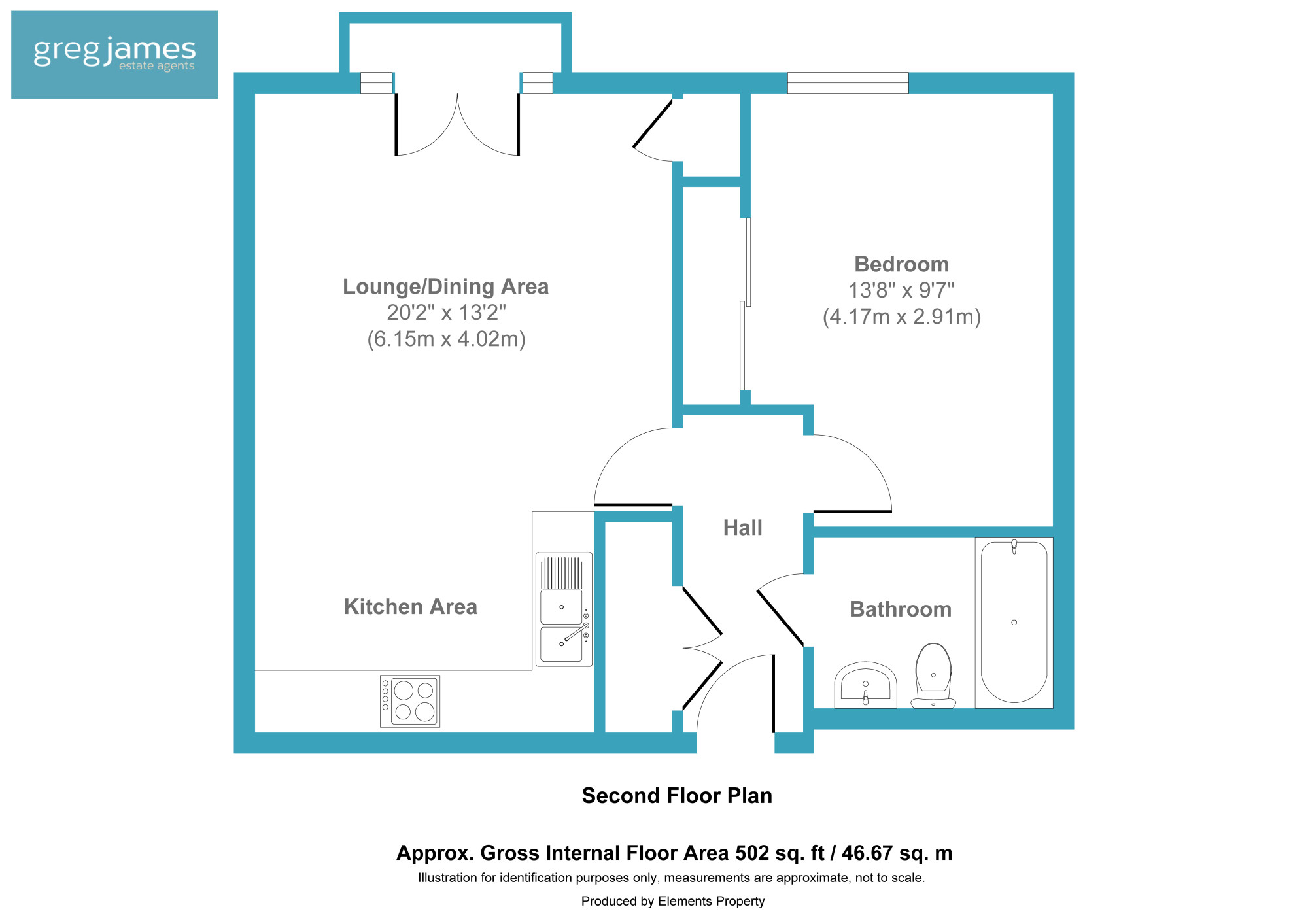 Markham House, Farnborough floorplan
