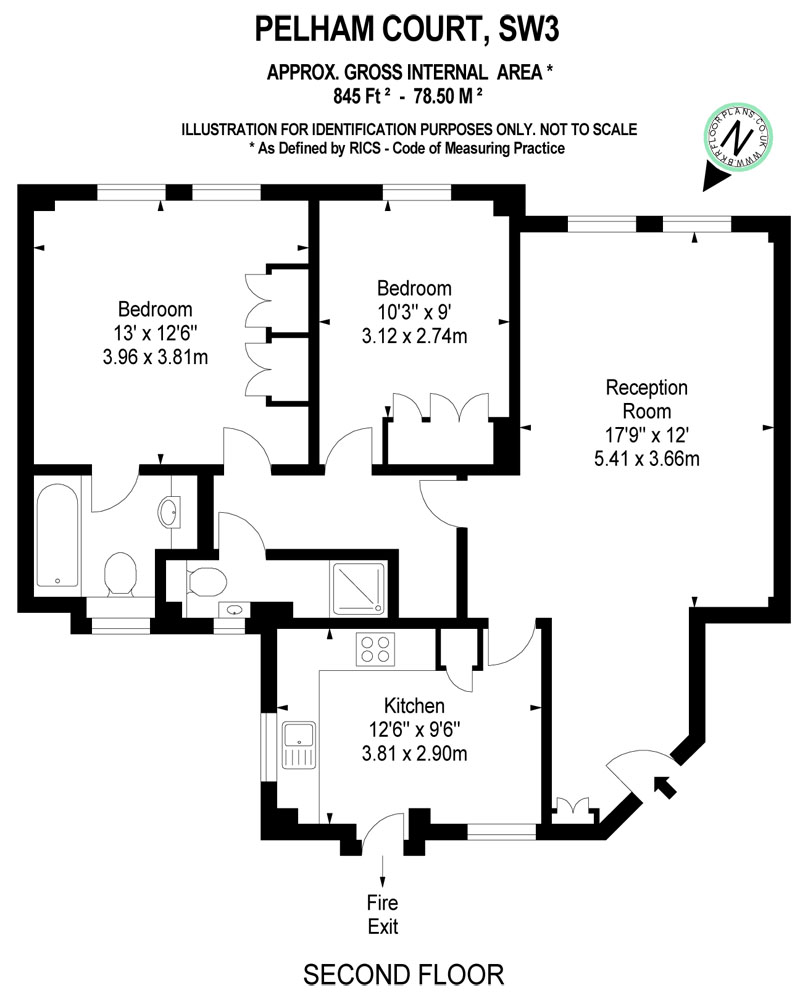 2 Bedrooms Flat to rent in Pelham Court, Fulham Road, Chelsea, London SW3