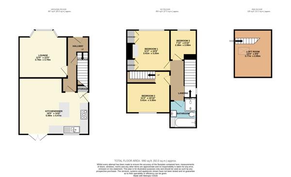 63, Carleton Crest, Pontefract floorplan