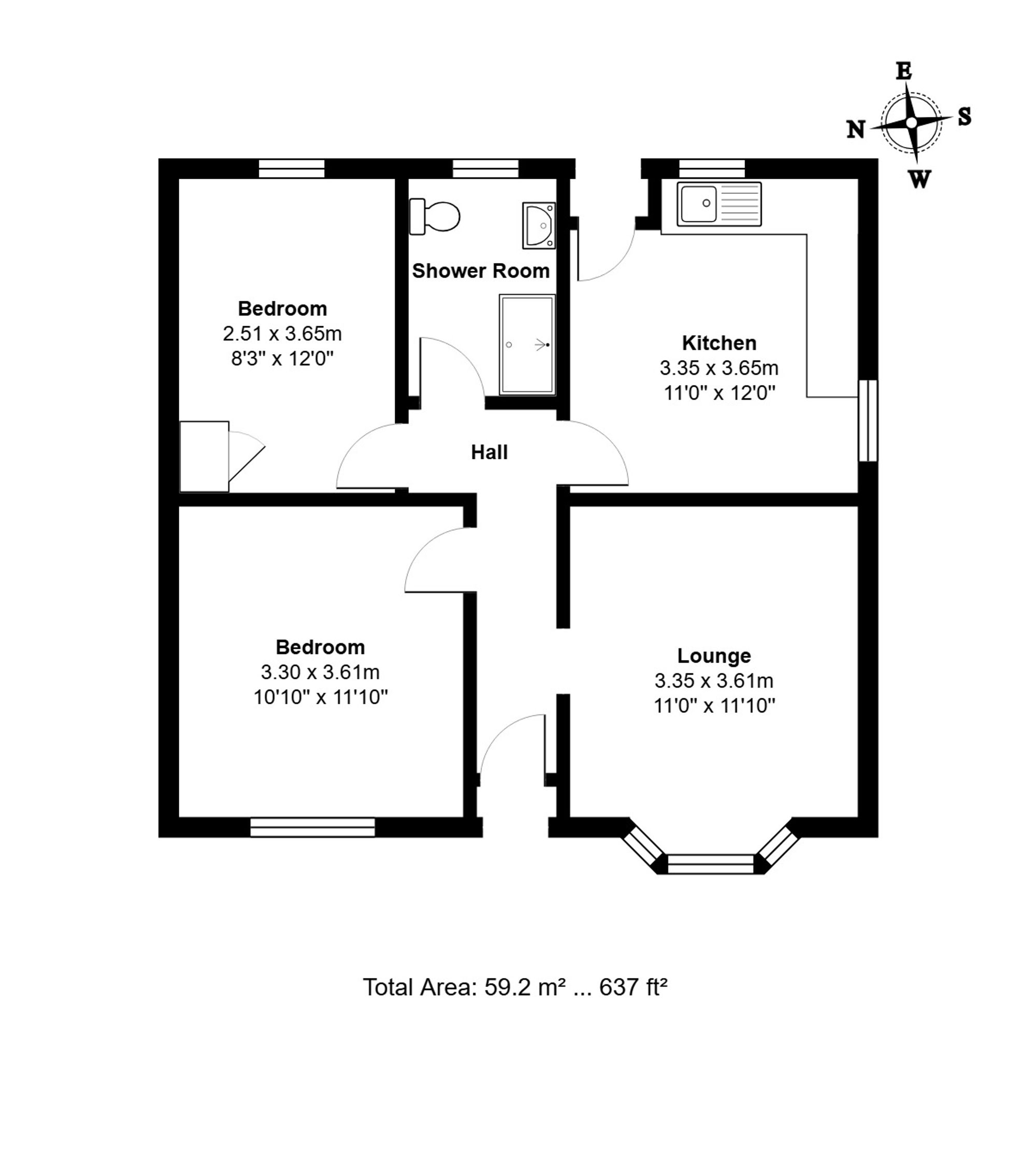 1 Elm Road, Stowmarket floorplan