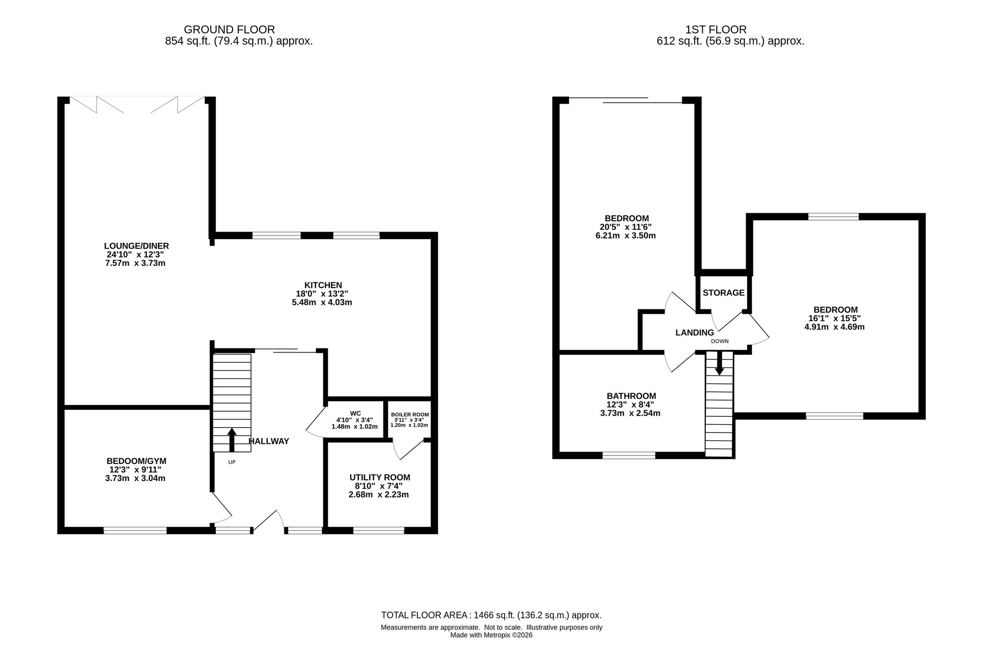 Parkside Lane, Stockport floorplan