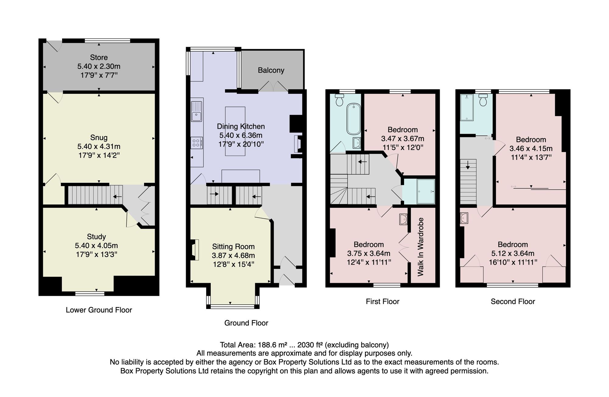 25 St. Marys Walk, Harrogate floorplan