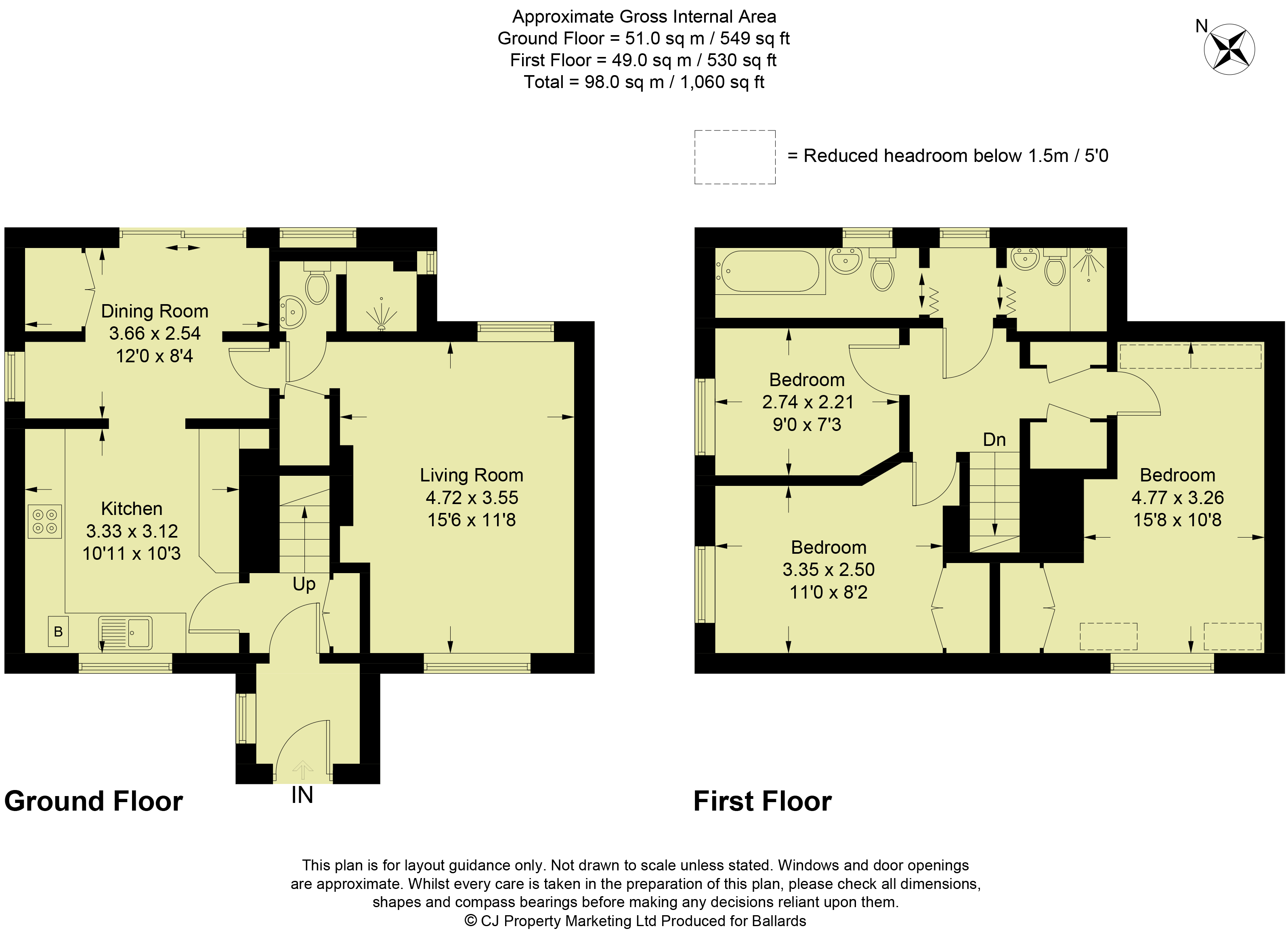 102, Vicarage Road, Oxfordshire floorplan
