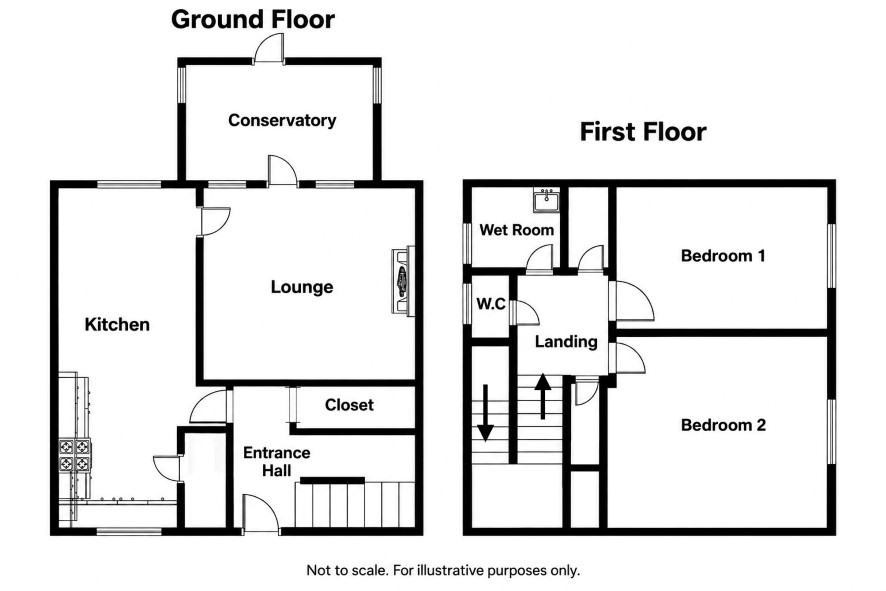 2 Badby Close, Northampton floorplan