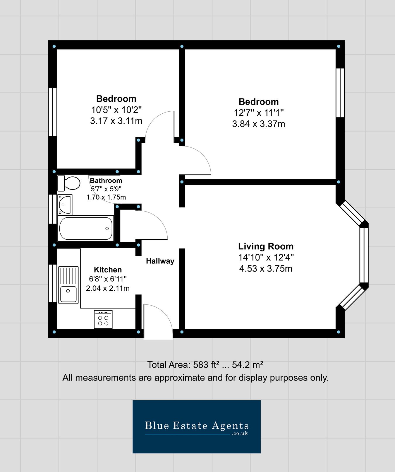 40 Parklands Court, Great West Road, Hounslow floorplan