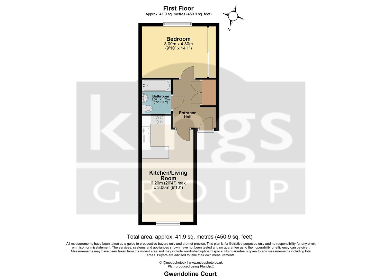 56 Gwendoline Court, Bryanstone Road, Waltham Cross floorplan