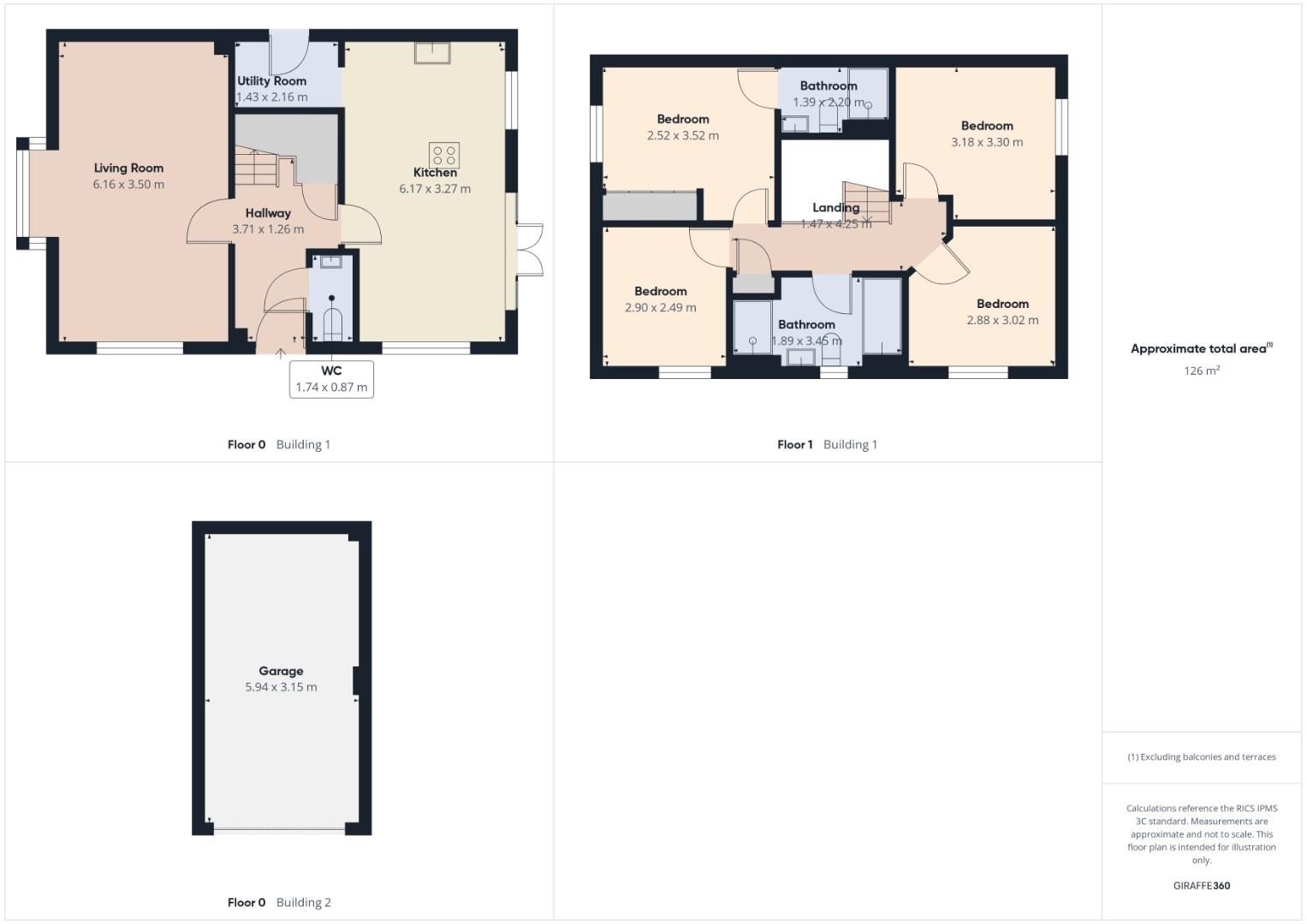 127, Badger Road, Bristol floorplan