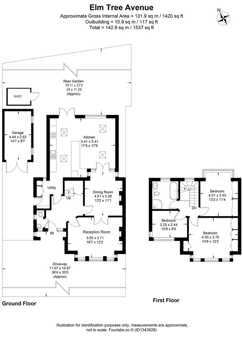 Elm Tree Avenue, Esher floorplan