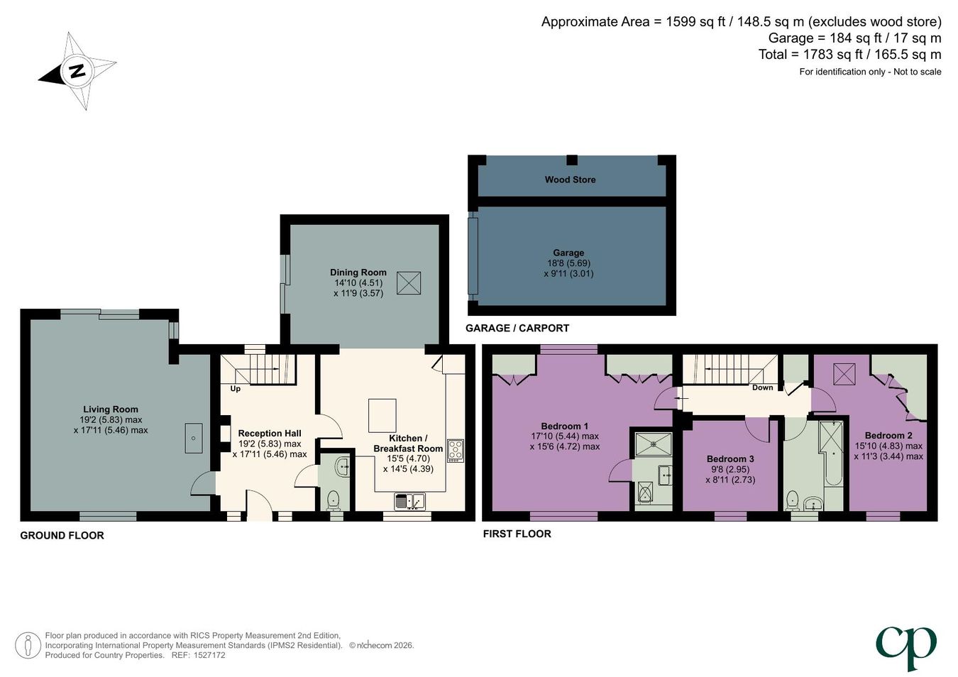 1, Manor Farm Barns, Church Road, Westoning floorplan