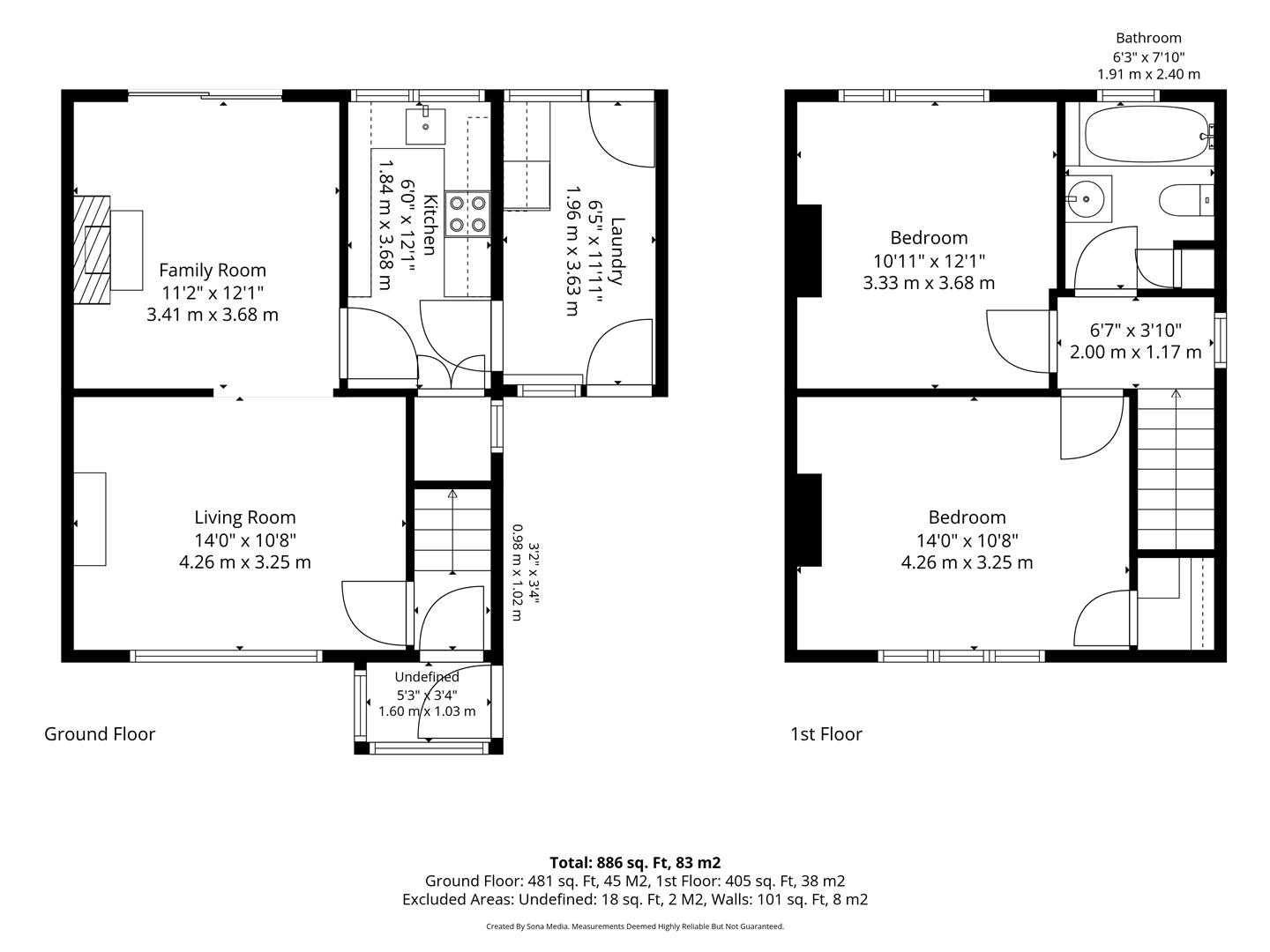 11, New Road, Prescot floorplan