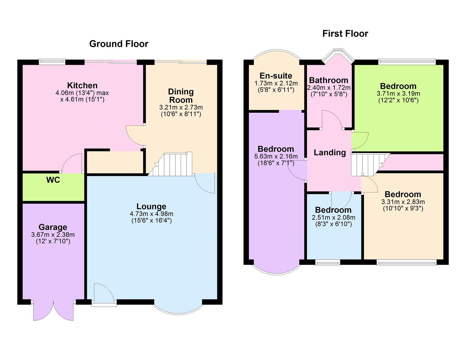 6, Disney Close, Stoney Stanton floorplan