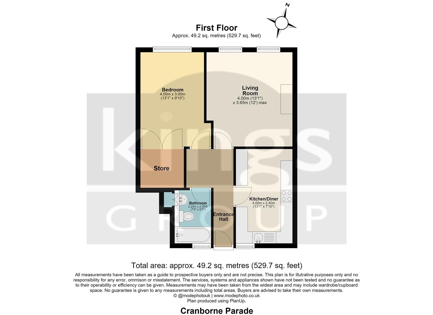 22B Cranborne Parade, Mutton Lane, Potters Bar floorplan