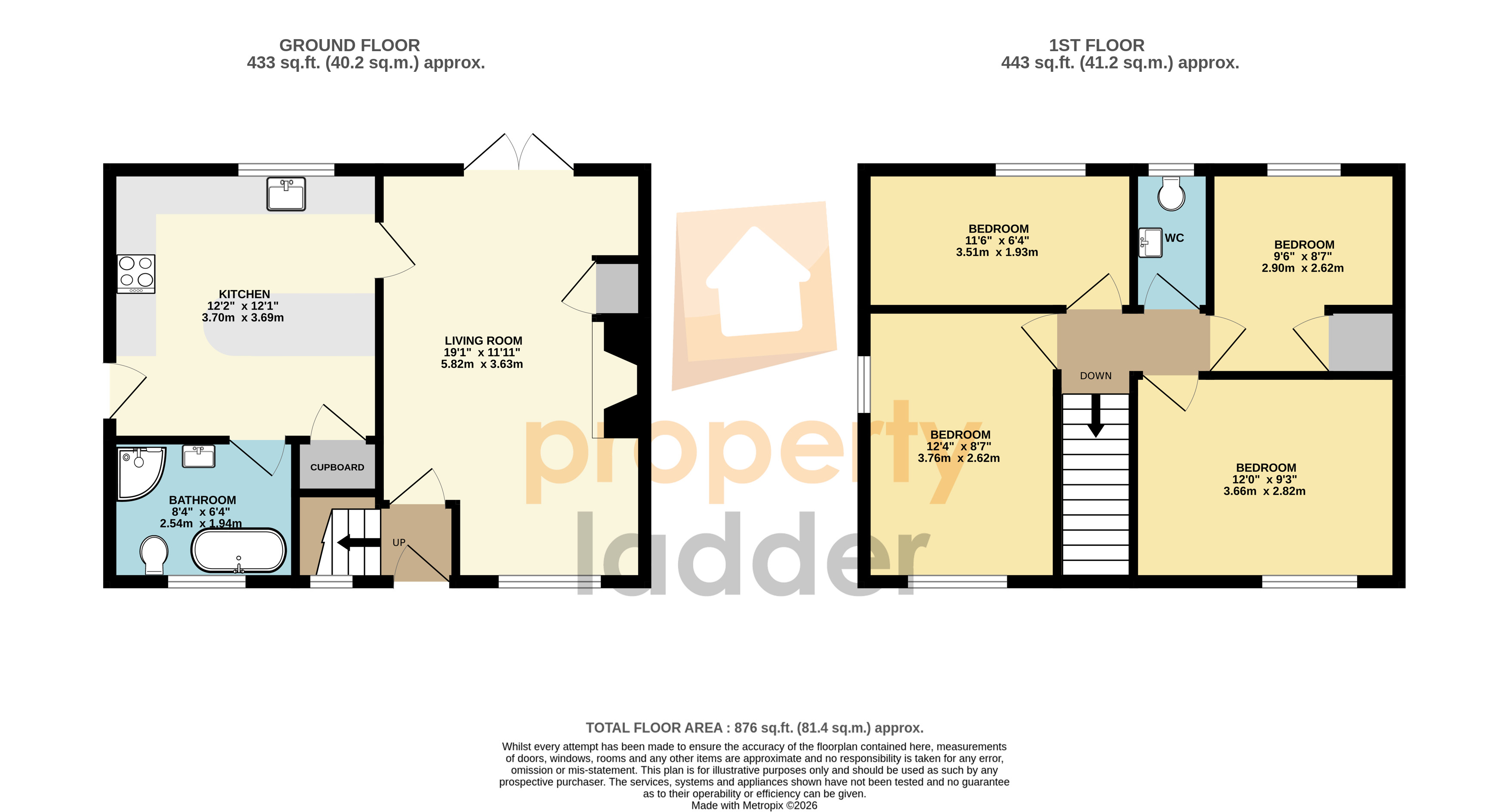 37, Palmer Road, Norwich floorplan