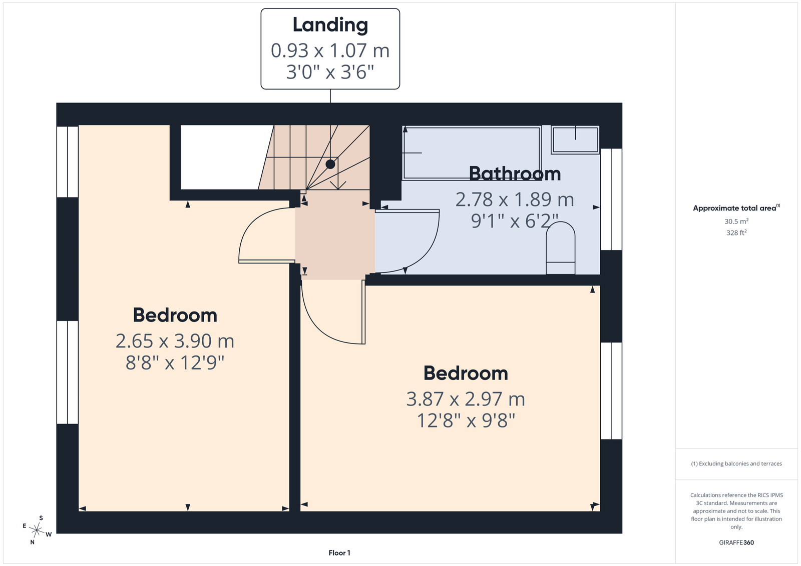 9, Hill Park Terrace, Paignton floorplan