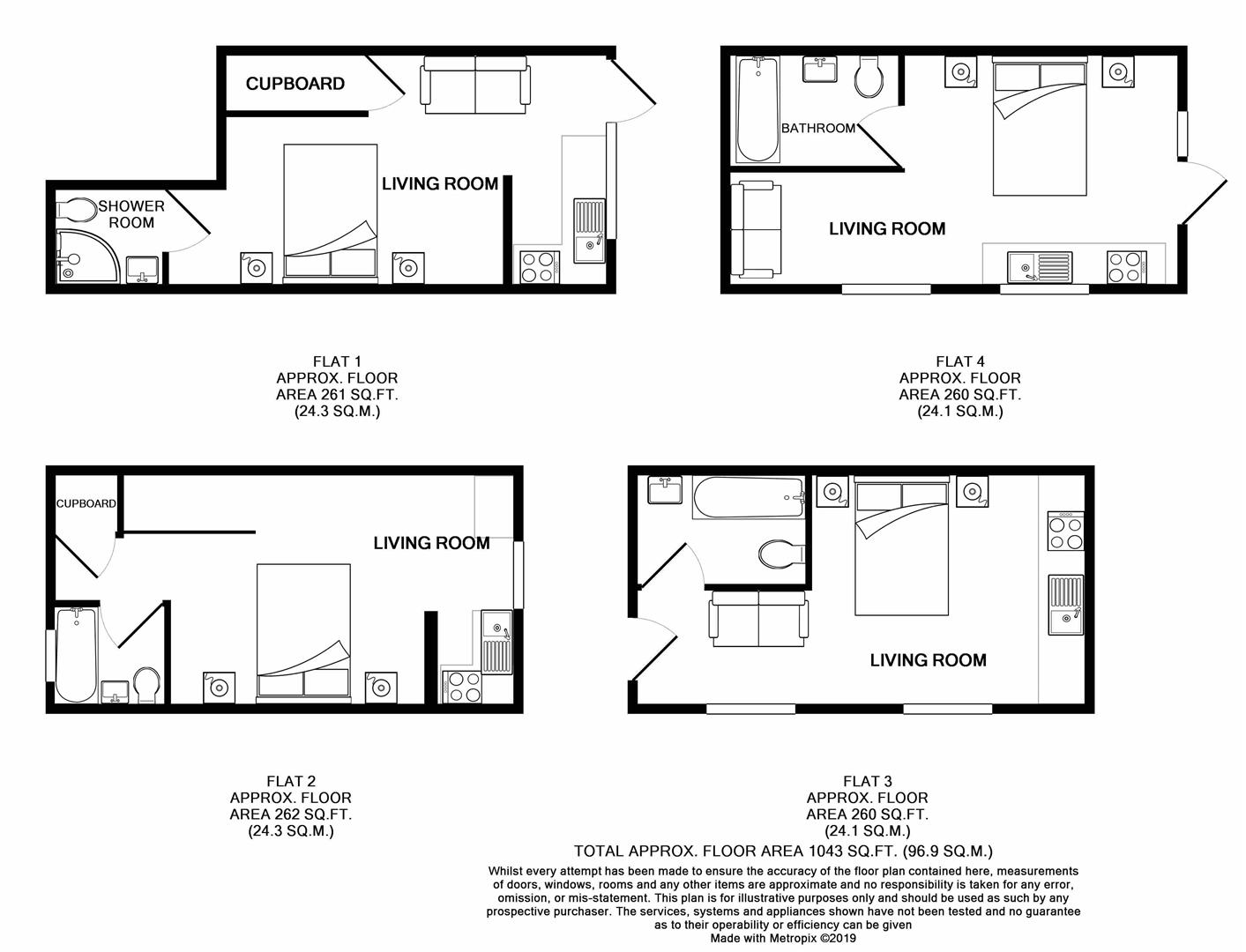 0 Bedrooms Studio to rent in Eleonora Terrace, Lind Road, Sutton SM1