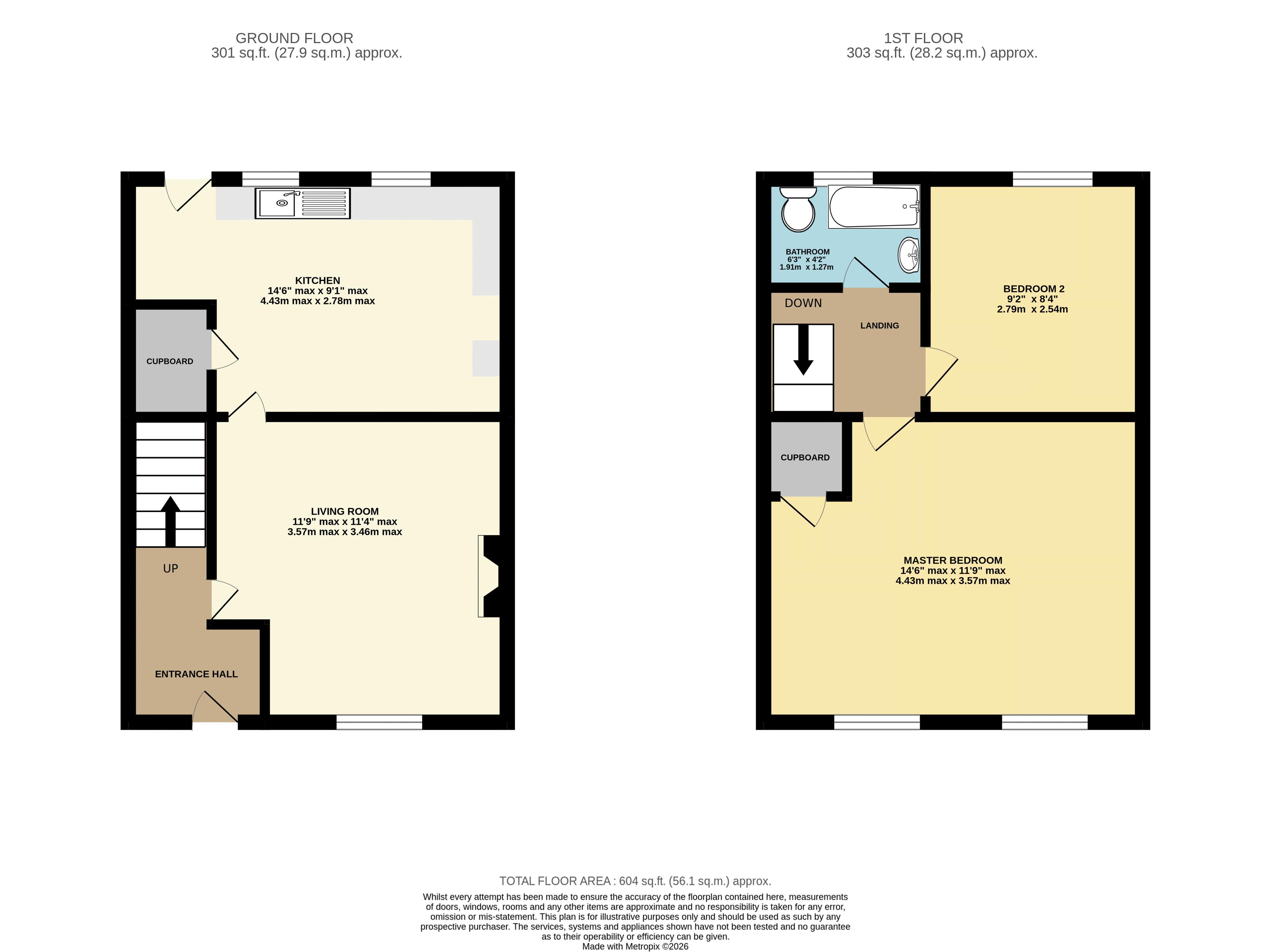 1, Redbourne Street, Scunthorpe floorplan