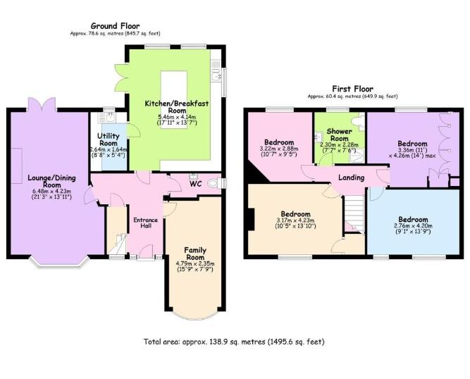 447, Upper Eastern Green Lane, Coventry floorplan