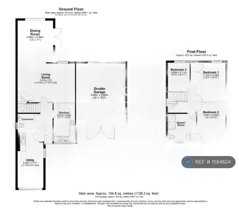 Kitsmead, Copthorne, Crawley floorplan