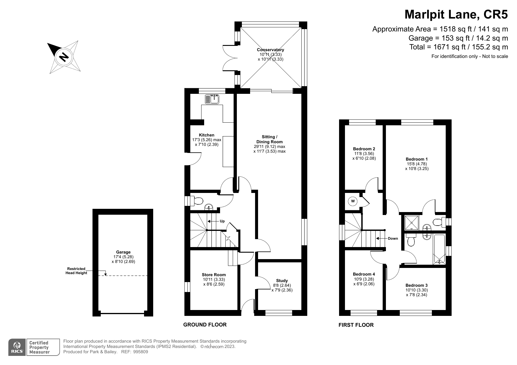 Marlpit Lane, Coulsdon CR5, 4 bedroom detached house for sale