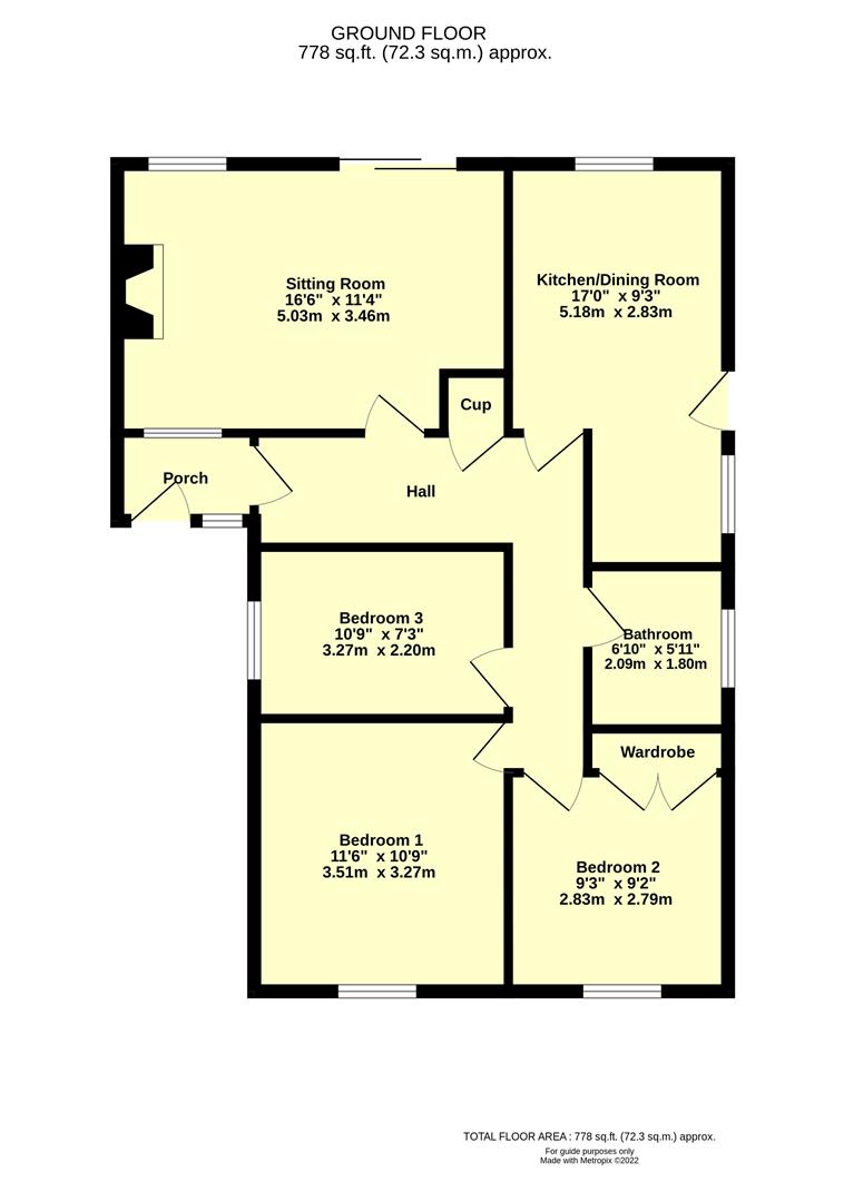 Gables Road, Willand, Cullompton EX15, 3 bedroom detached bungalow for