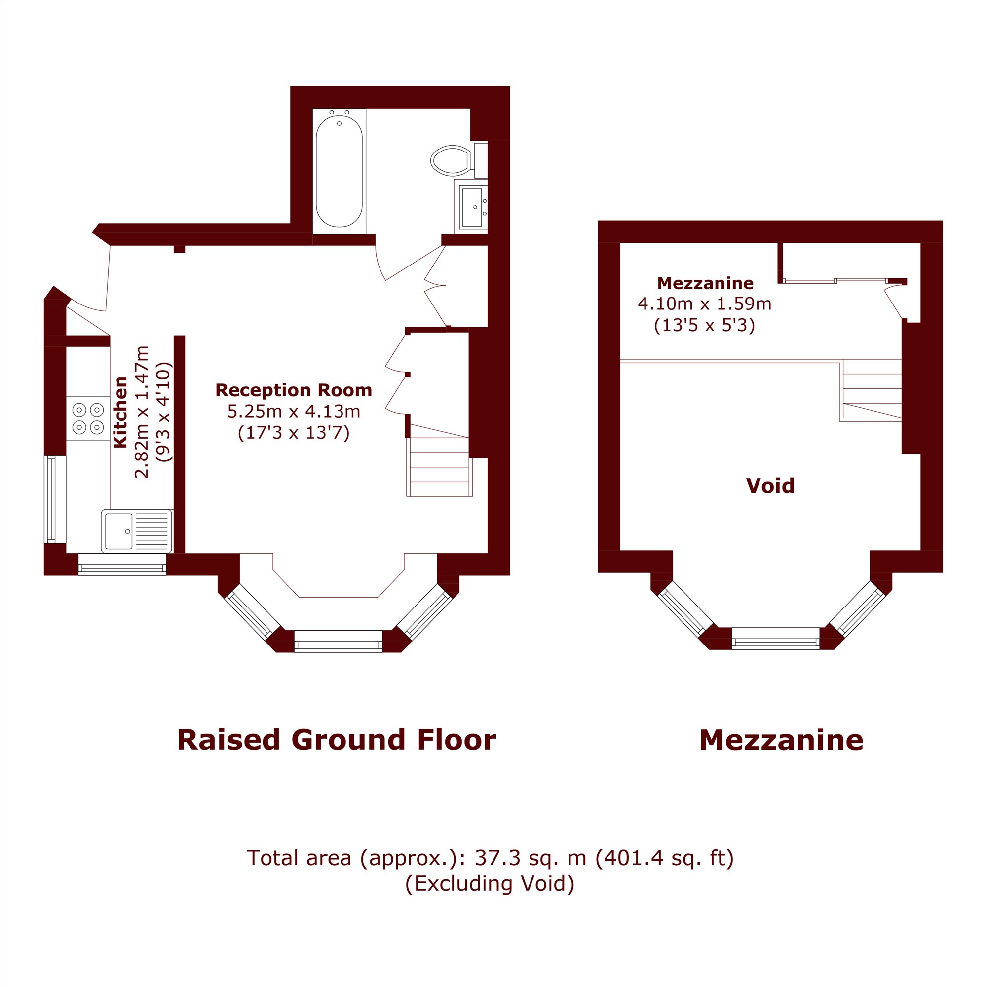 Flat 2, 100, Brondesbury Villas, London floorplan