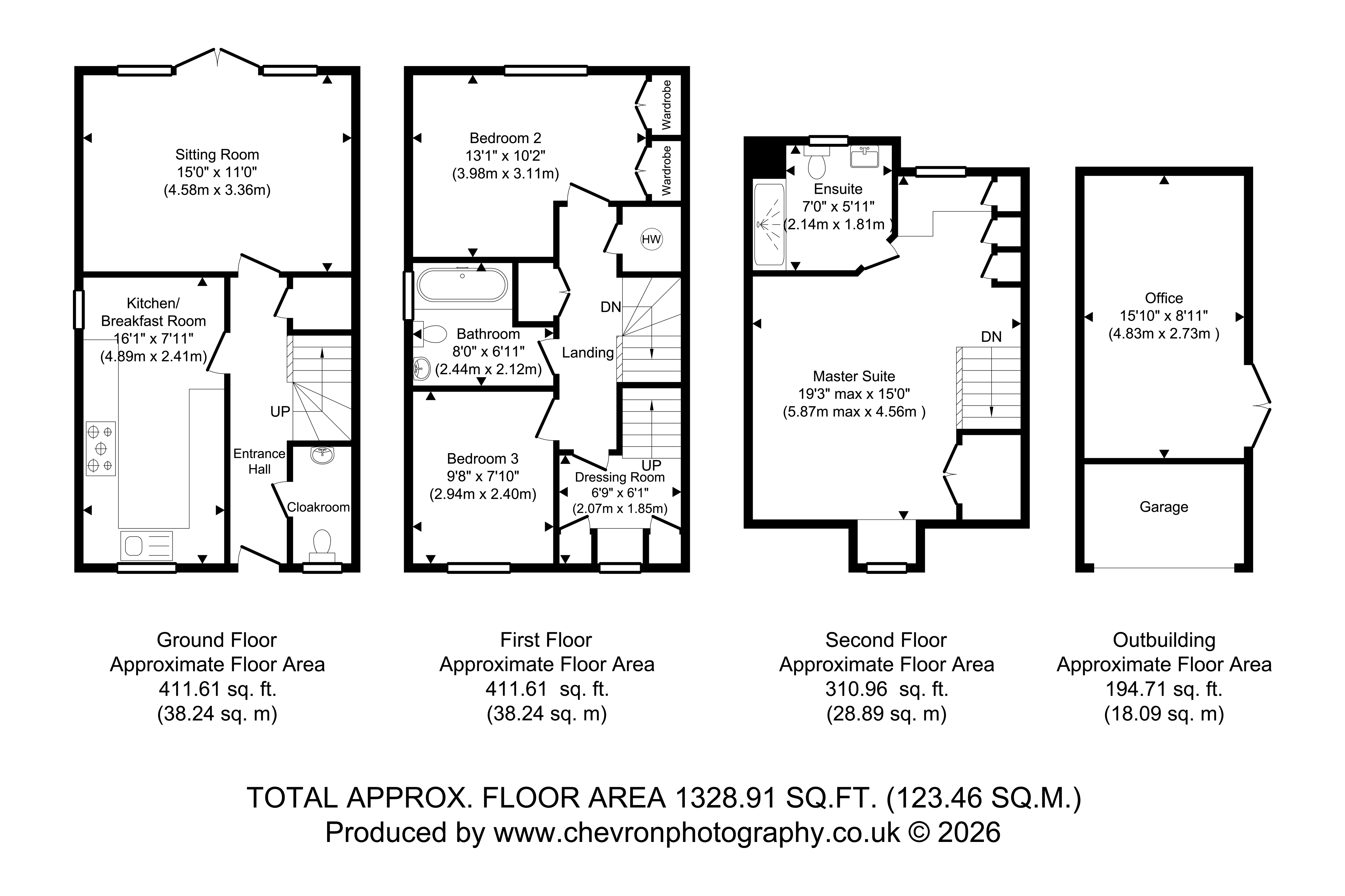 19, Blunden Close, Sudbury floorplan