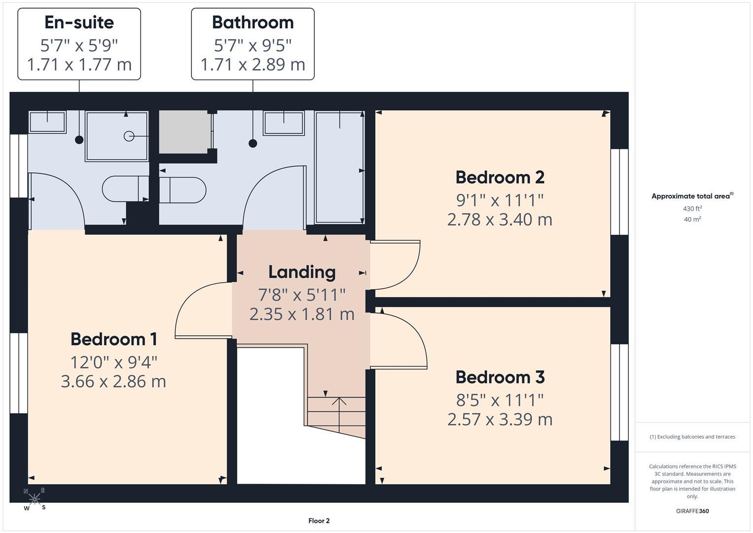 8b, Wharf Road, Stamford floorplan