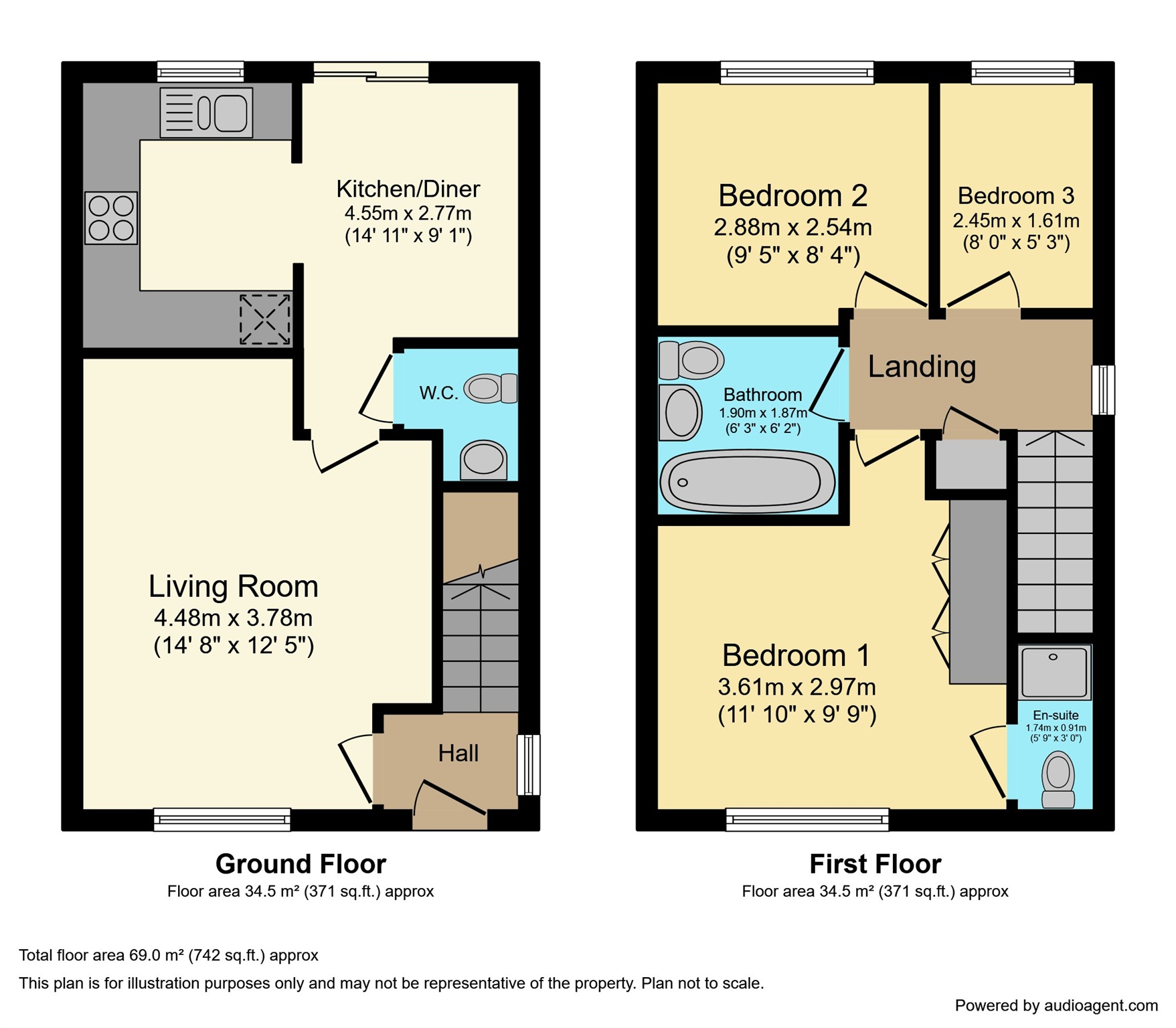 3, Wilkinson Way, Winsford floorplan
