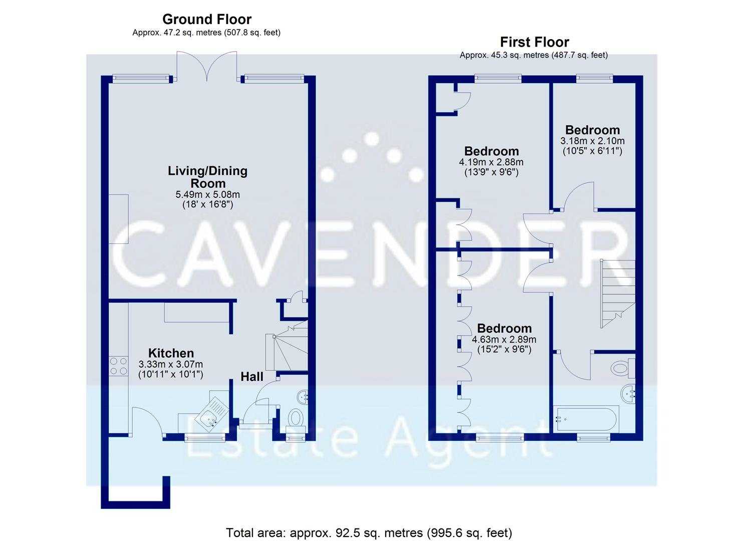 2, Hurst Croft, Guildford floorplan