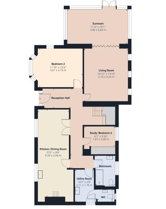 1 'Oak Tree Cottage', Tadorne Road, Tadworth floorplan