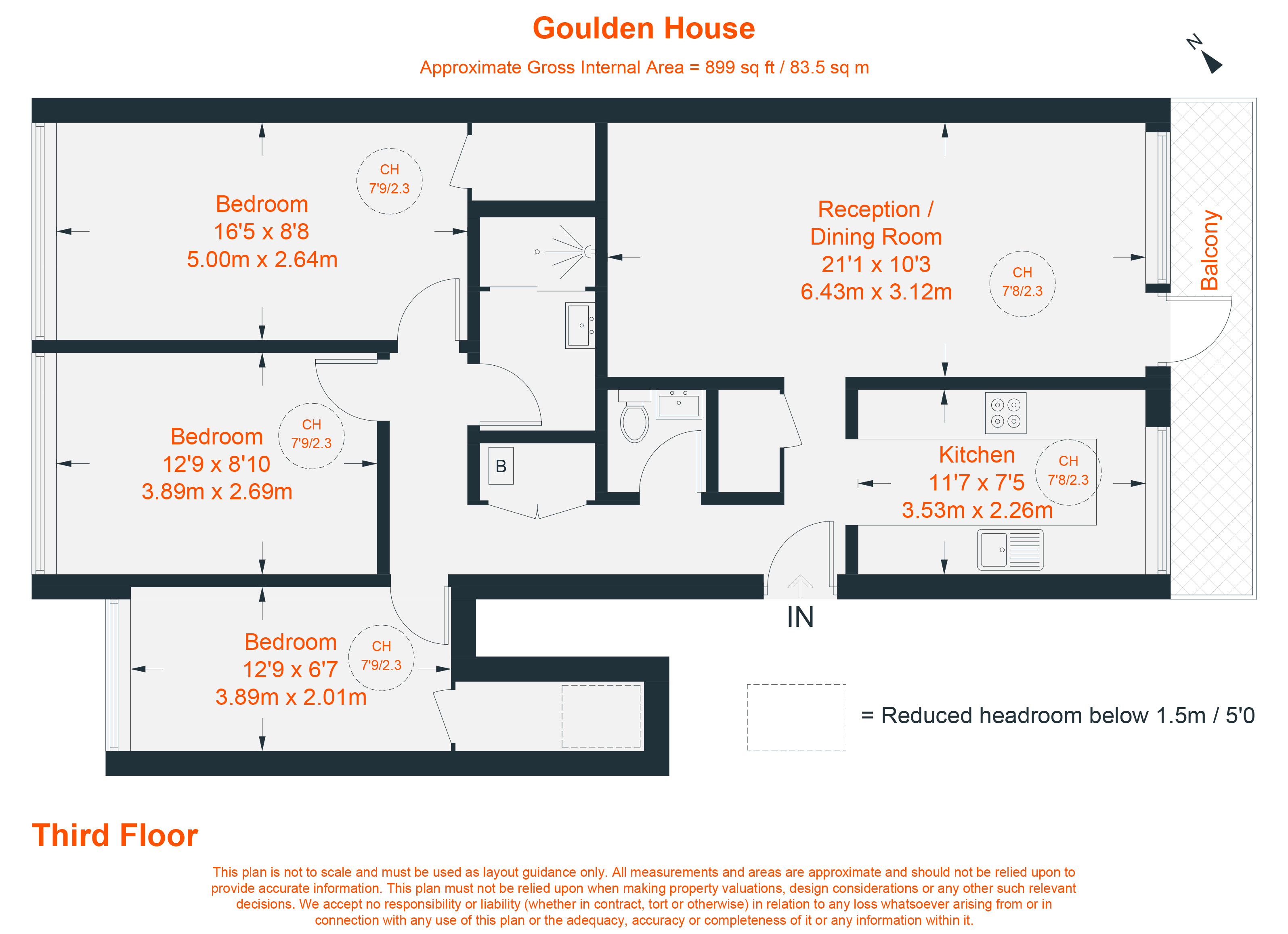 172 Goulden House,, Bullen Street, Battersea floorplan