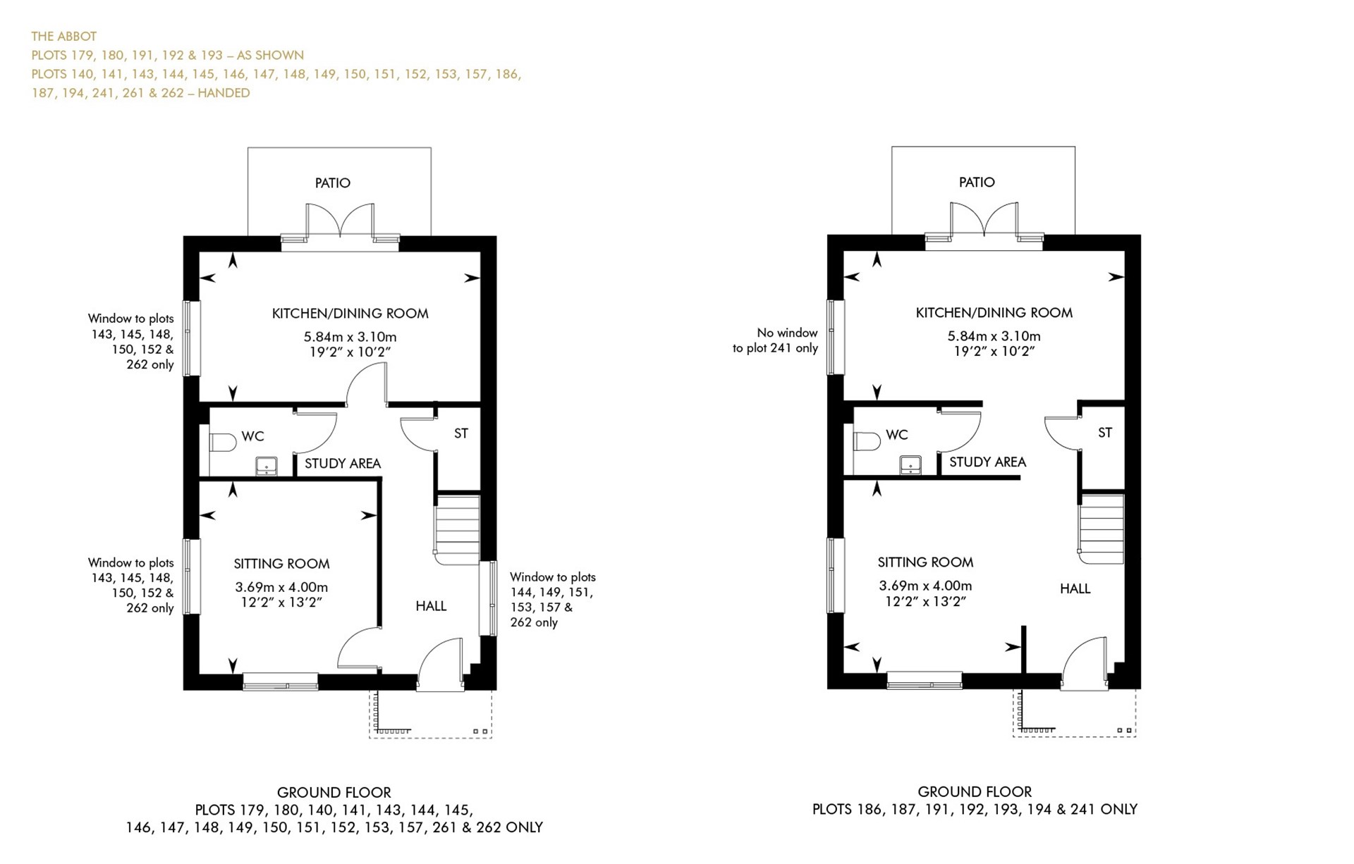 "The Abbot" at Aarons Hill, Godalming GU7, 3 bedroom semidetached