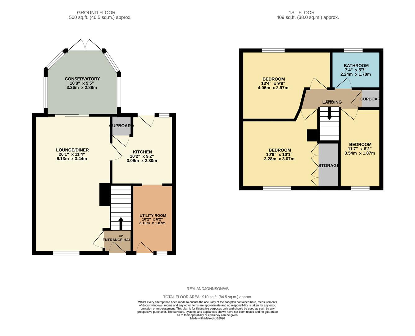 67, Abbotsweld, Harlow floorplan