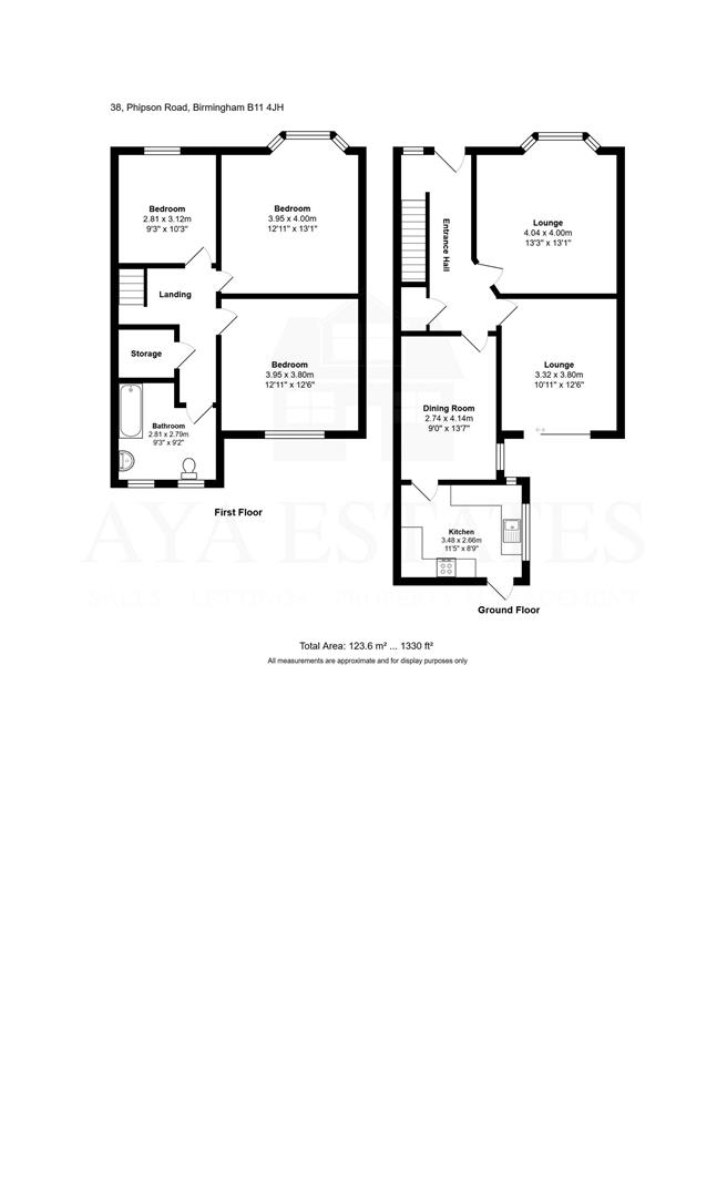 38, Phipson Road, Birmingham floorplan