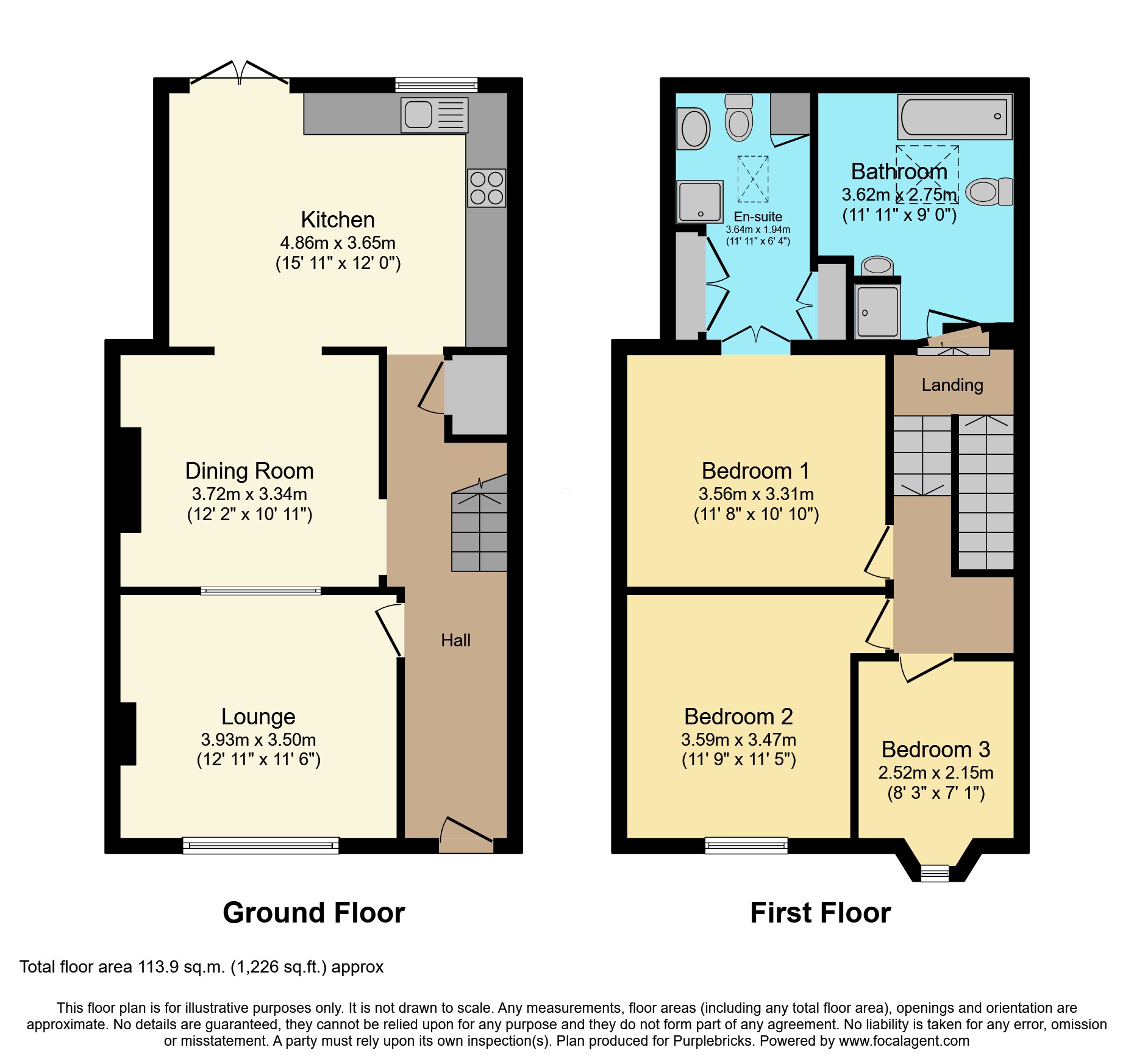 6, Clarence Road, St. Austell floorplan