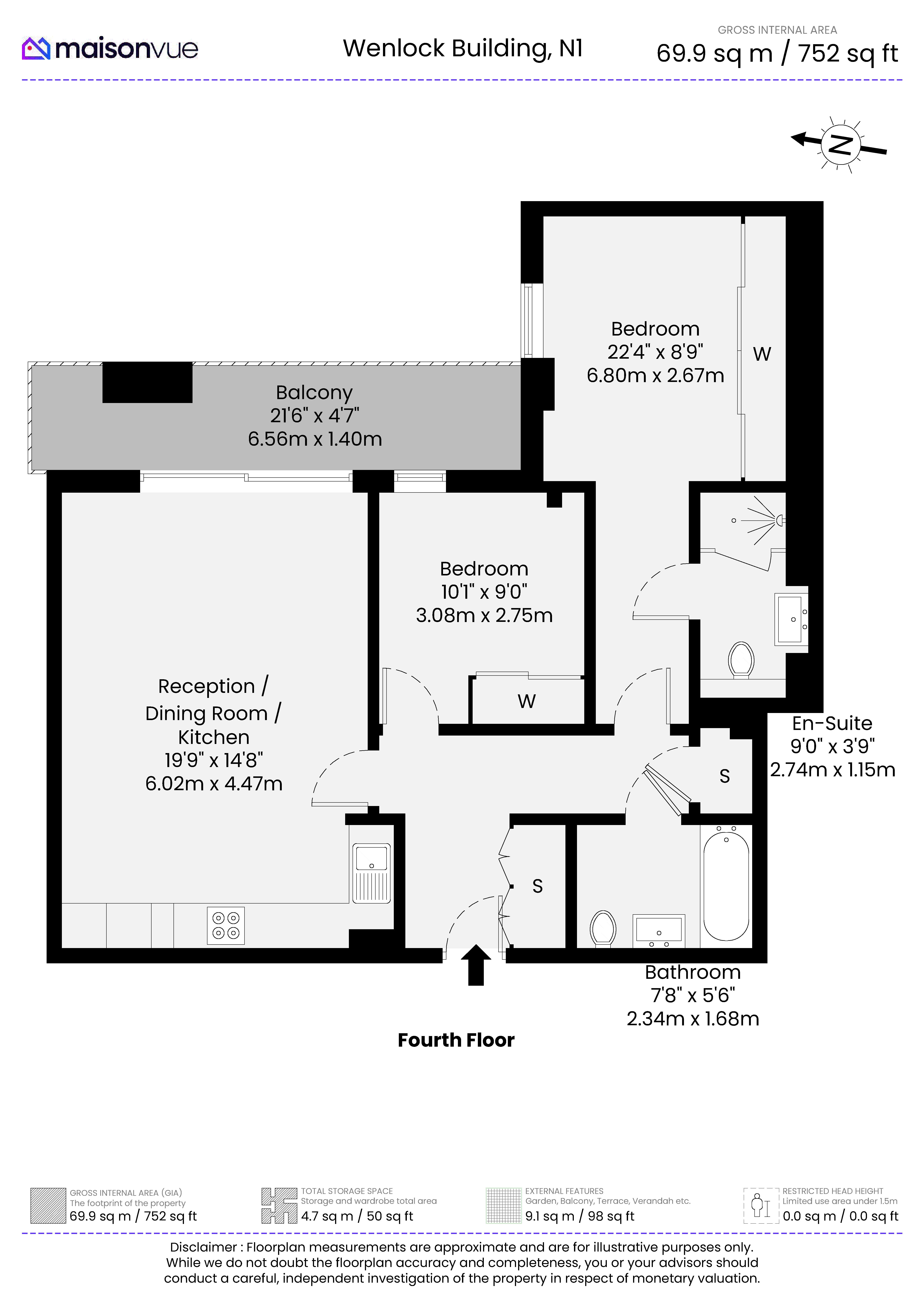 Wharf Road,, London floorplan