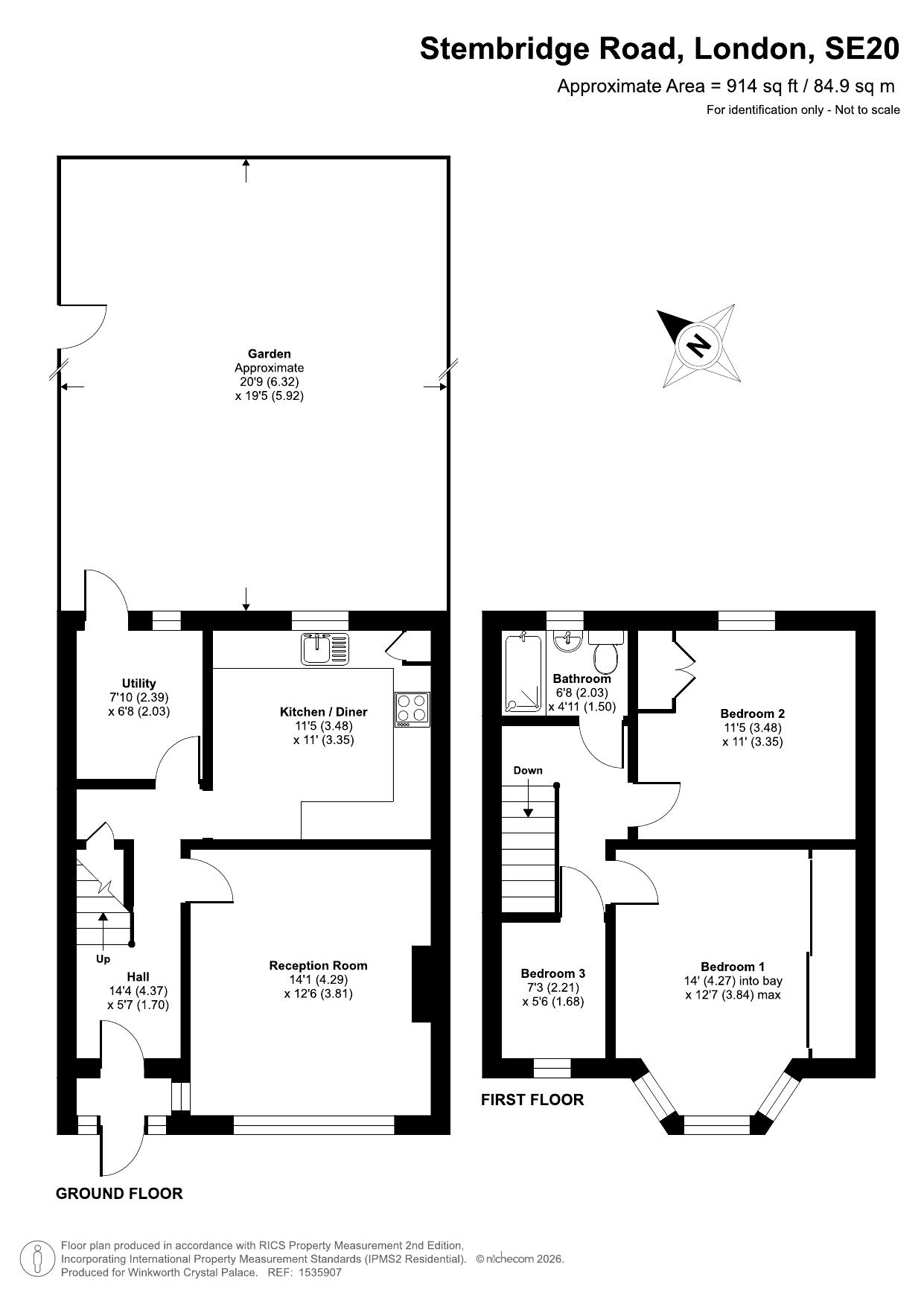 Stembridge Road, London floorplan