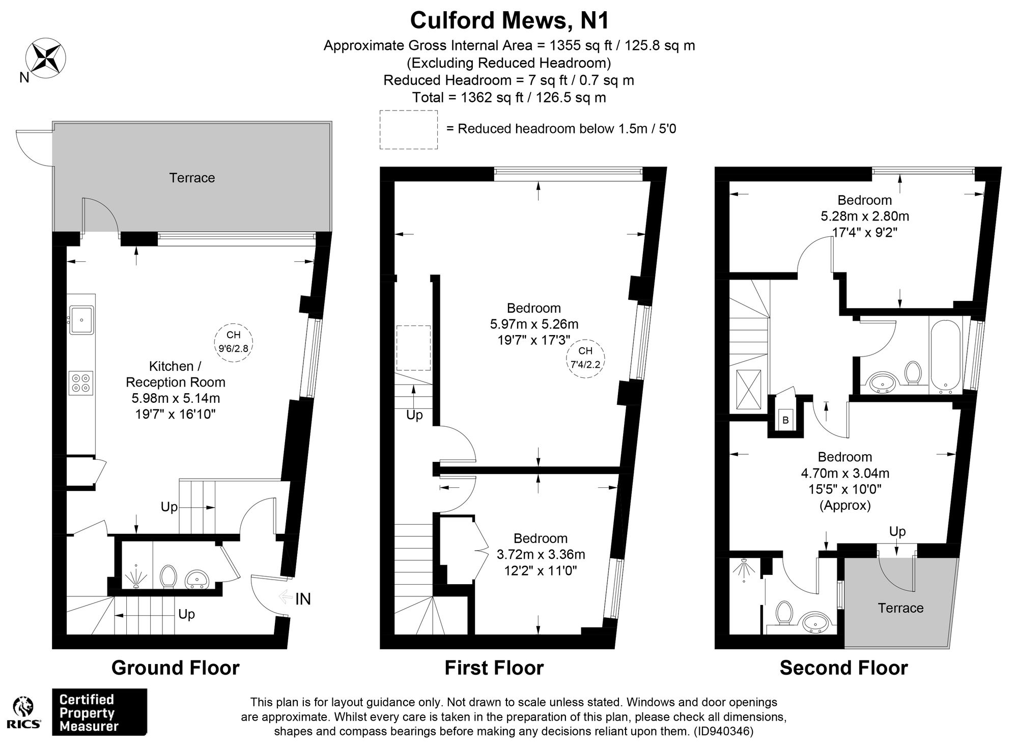 14 Culford Mews, London floorplan